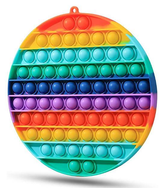 Pop Push Fidget Toy Bubble Sensory Stress Relief Kids Family Square Game Gift US