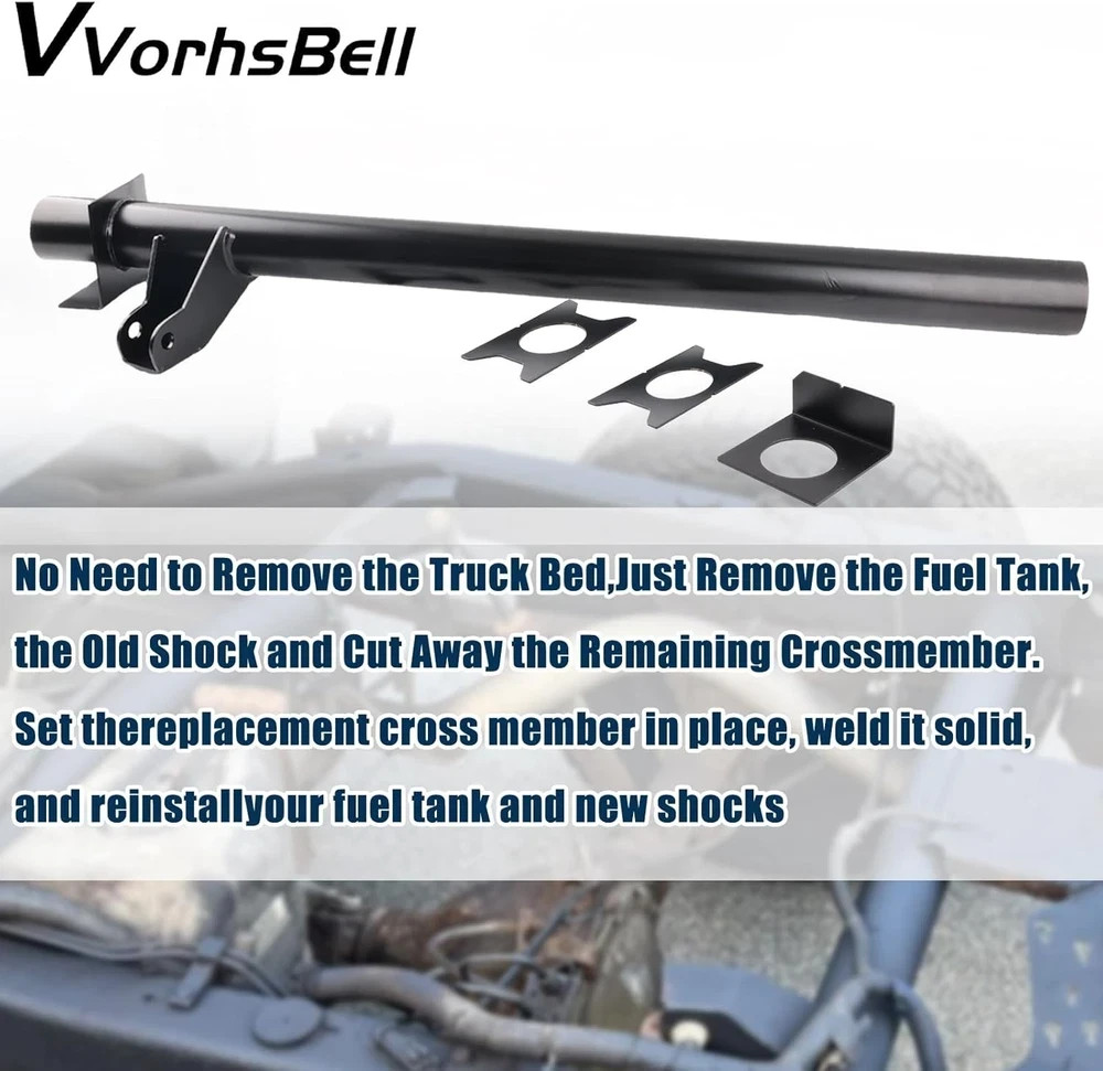 Rear Upper Shock Mount Crossmember Compatible with 2007-2014 Chevy Silvera