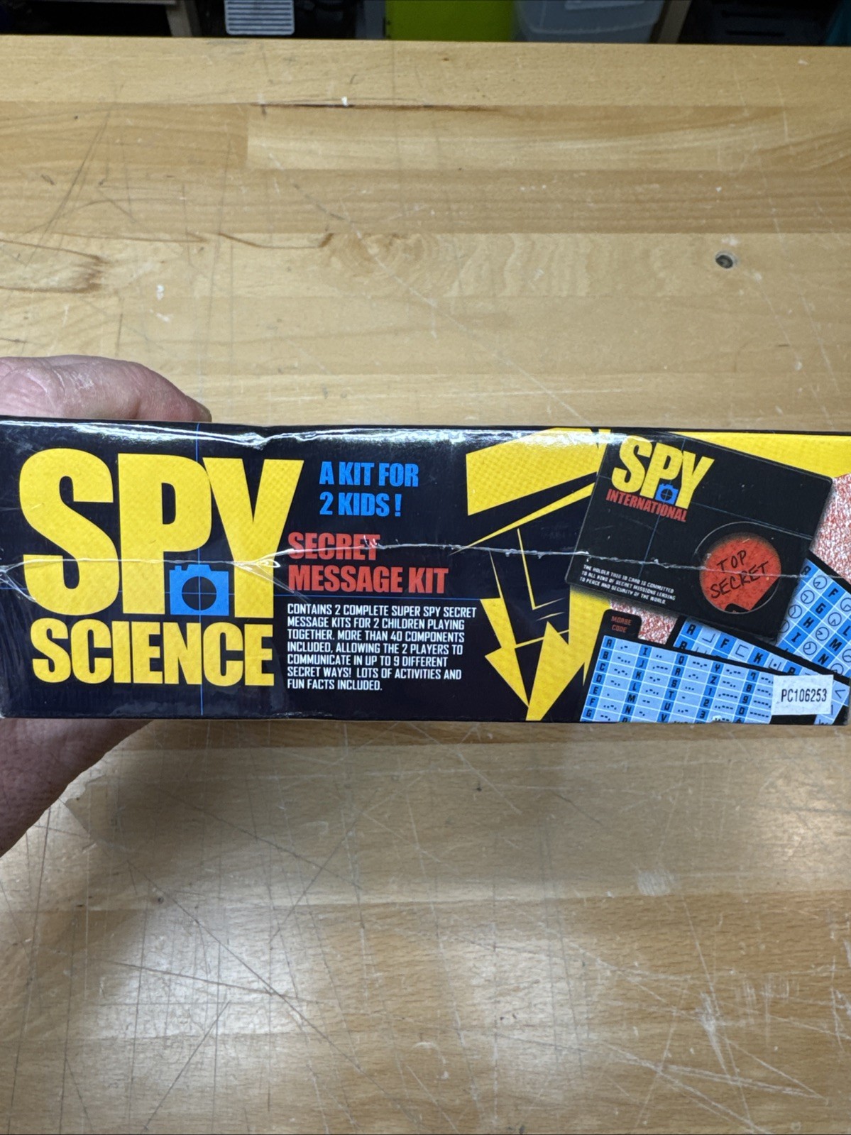 Spy Science Secret Spy Message Kit for 2 children playing together Code Decode