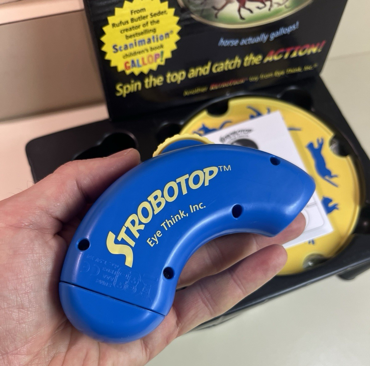 Open Box- Strobotop Lightphase Animator Sensory Toy Eye Think, Batteries, Tested