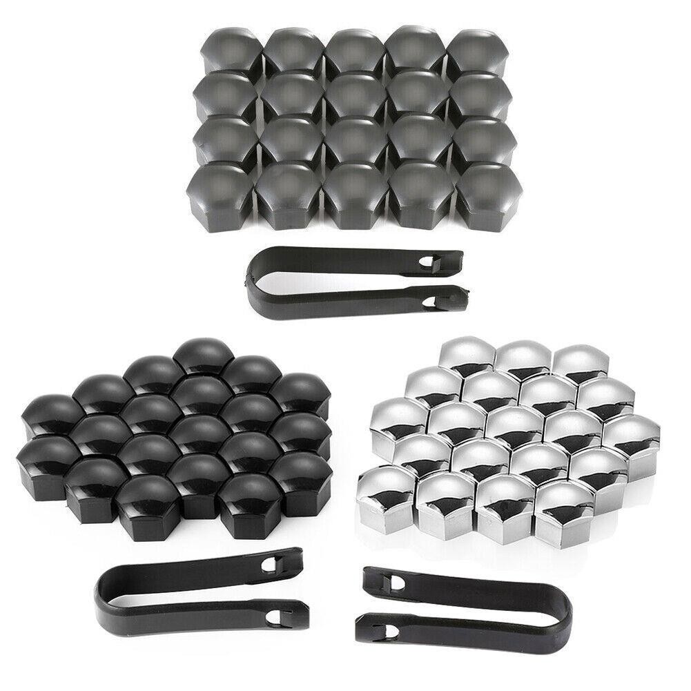 20x Car Rims Wheel Nut Screw Cover Lug Dust Bolt Hub Caps Accessories 17/19/21mm