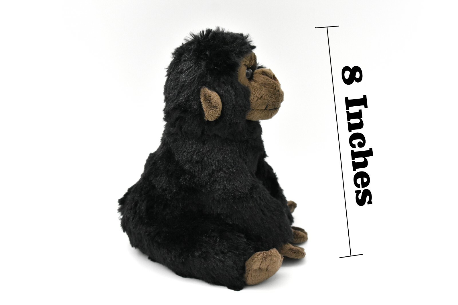 Gorilla, Baby, Stuffed Animal Toy, Educational, Plush Realistic Figure, 8″ F0118