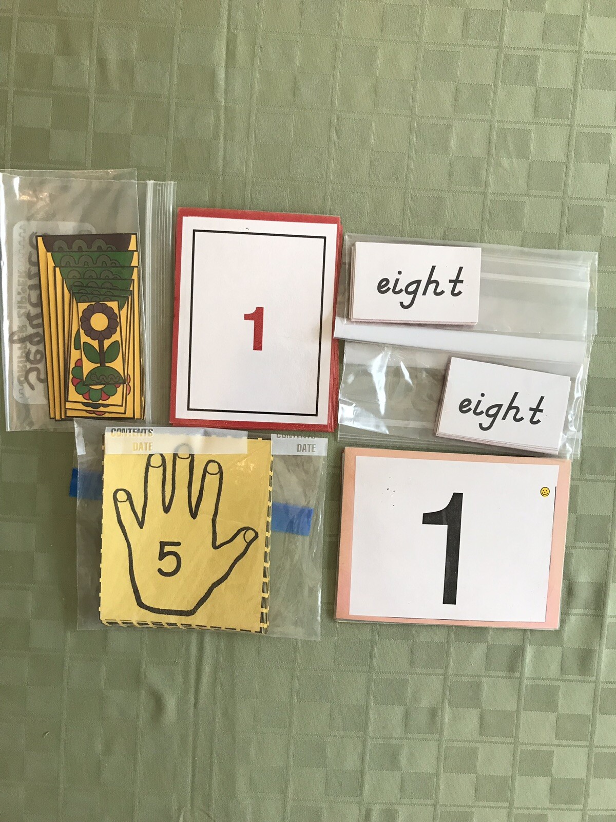 Learning Center FIVE Games Math Counting & Sequence Theme Classroom