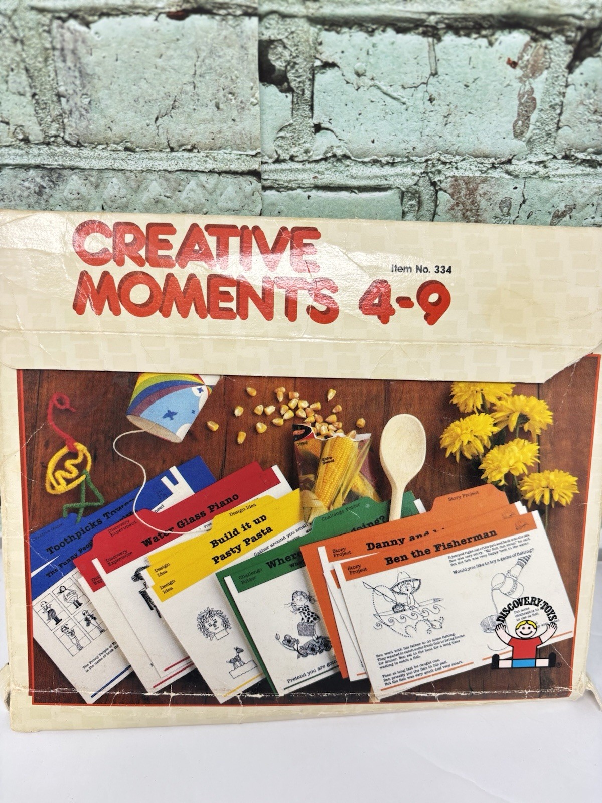 1984 Discovery Toys Creative Moments Craft Project Cards Ages 4-9 Home Education