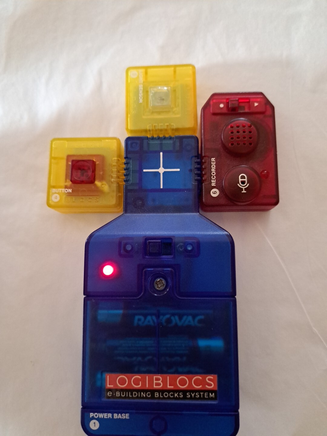 LogiBlocs Secret Recorder Button & Light Sensor