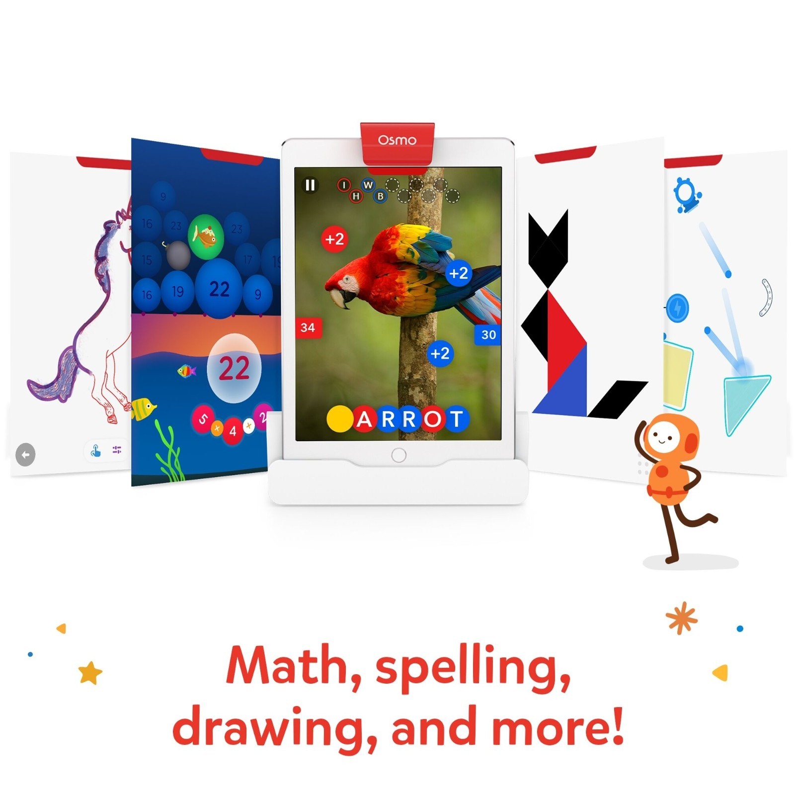 Osmo Genius Starter Kit 5 Games Suit iPad Educational Learning Game Family Fun