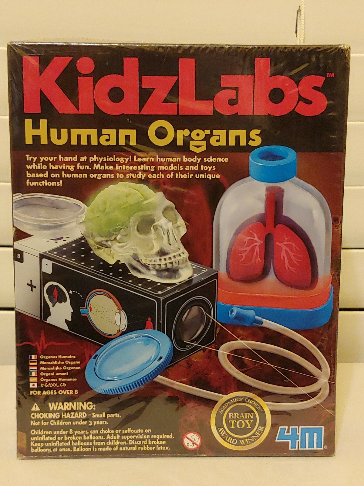 Sealed KidzLabs Human Organs, STEM Educational Learning Toy Kidz Labs.