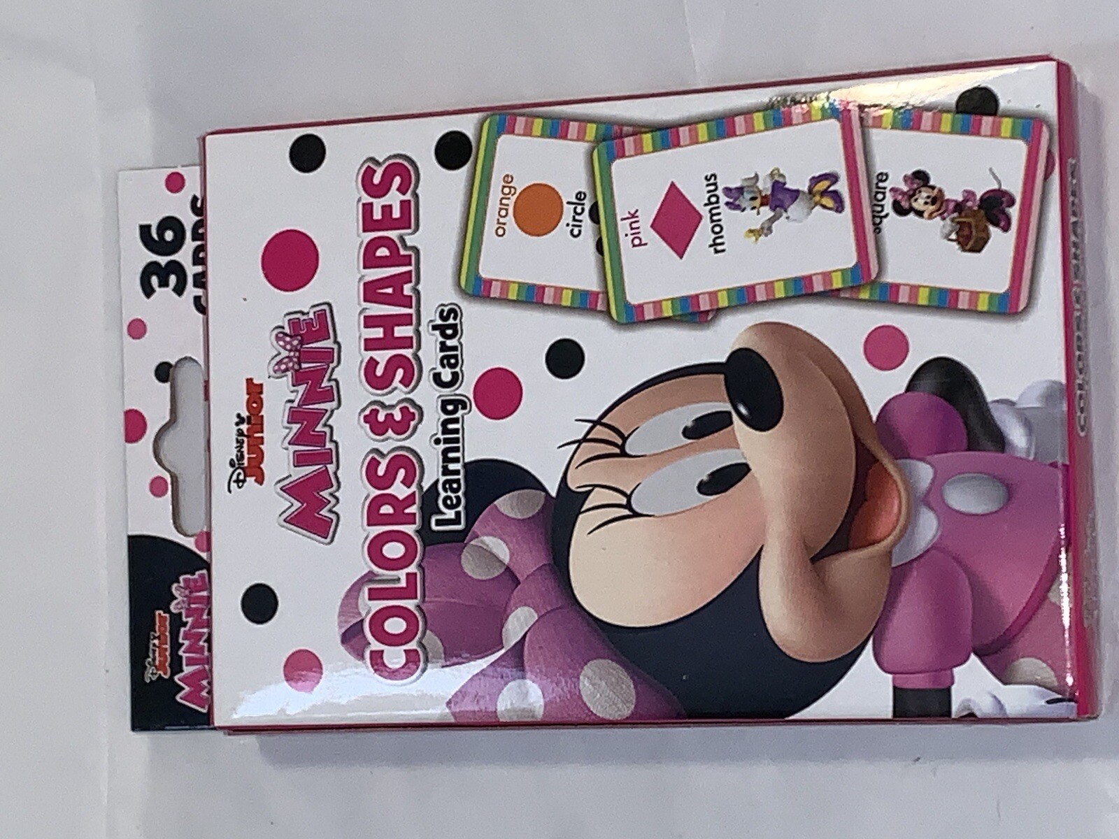 Disney Junior Minnie Mouse Colors & Shapes Learning Game Cards. New