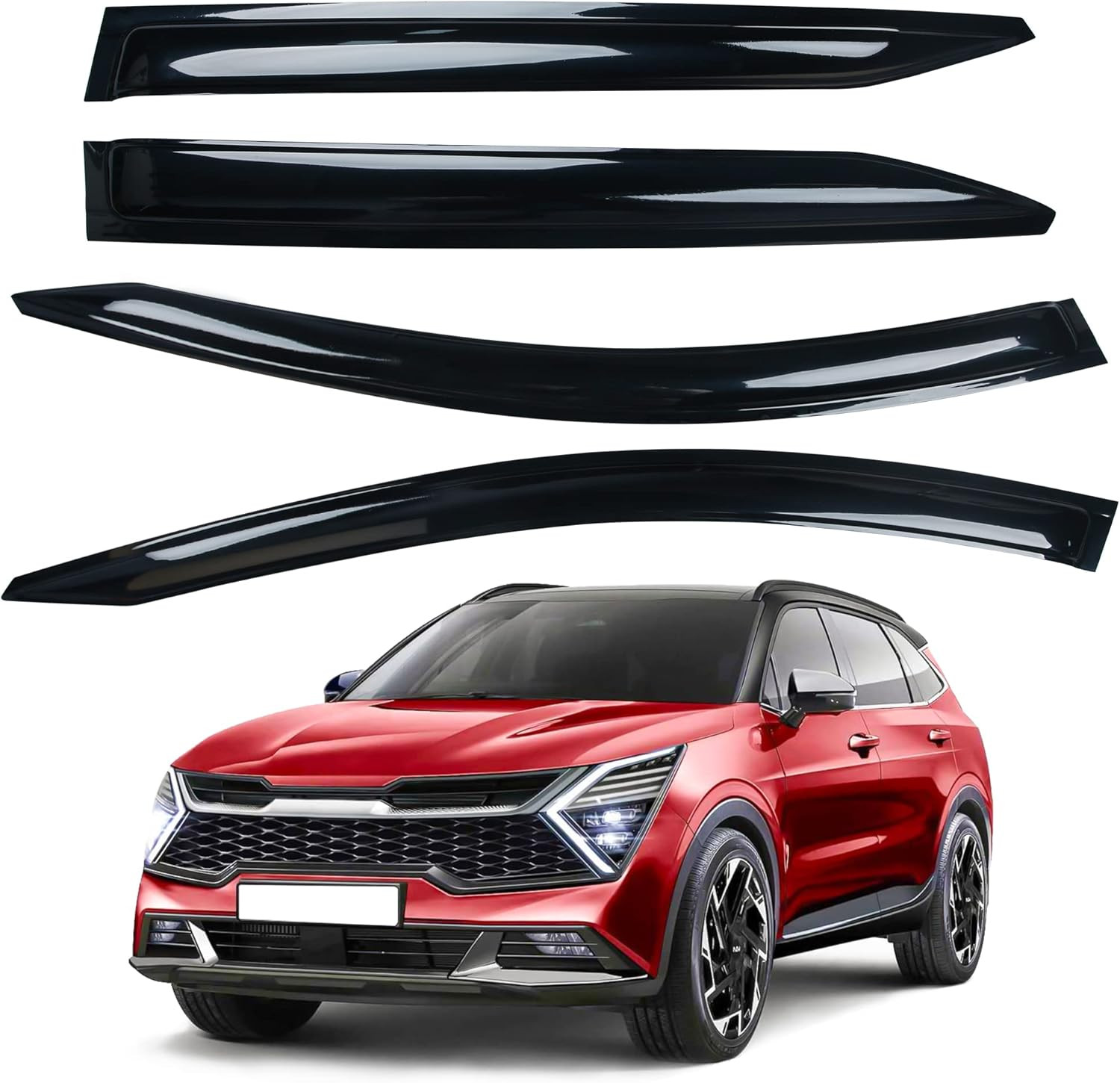 Window Rain Guard for Kia Sportage 2023 2024 2025 2026 LX EX SX Prestige