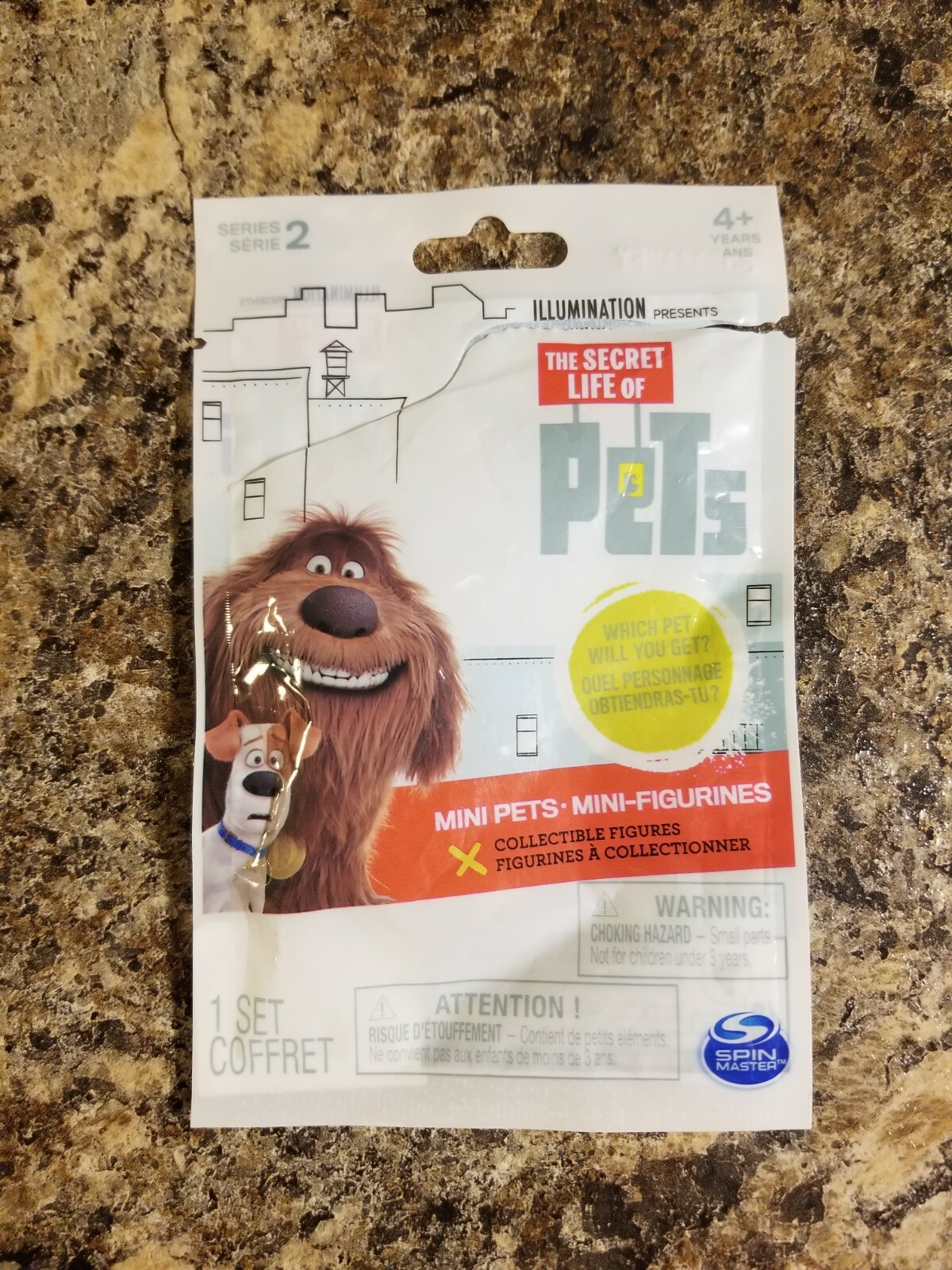 YOU CHOOSE – New – Secret Life of Pets – 3D Mini Figure Blind Bag – Series 2