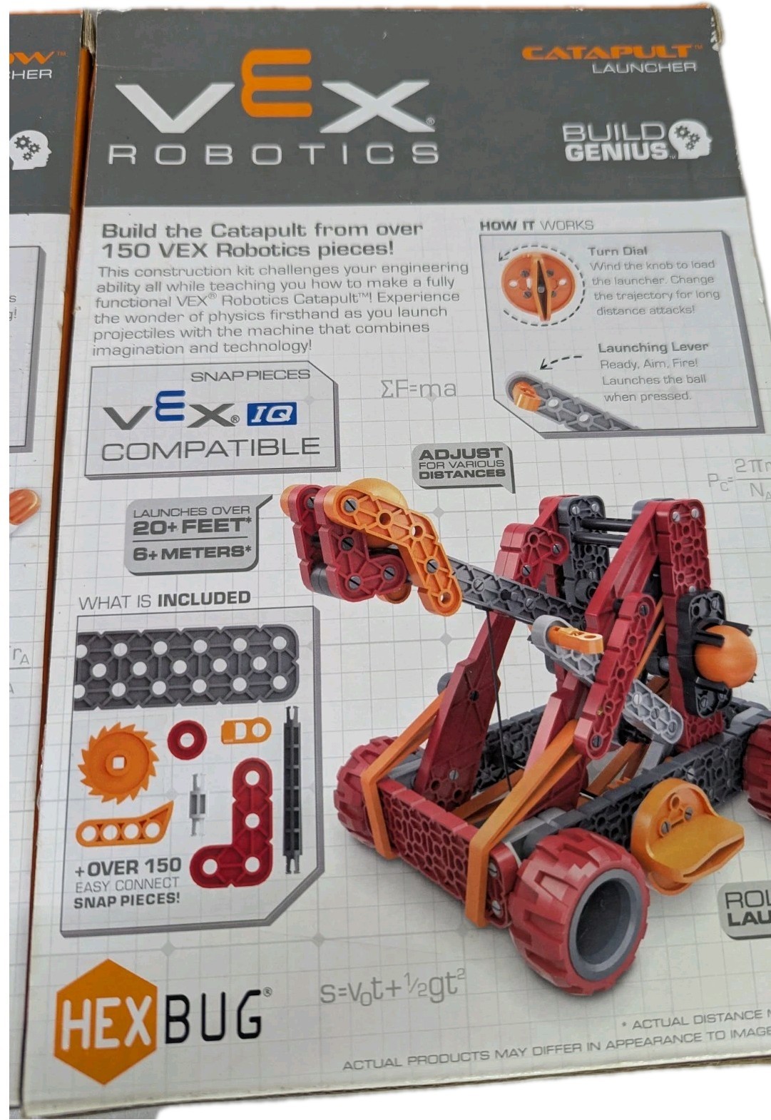 Hexbug Vex Robotics Crossbow And Catapult Launcher Lot Of 2 Science Tech