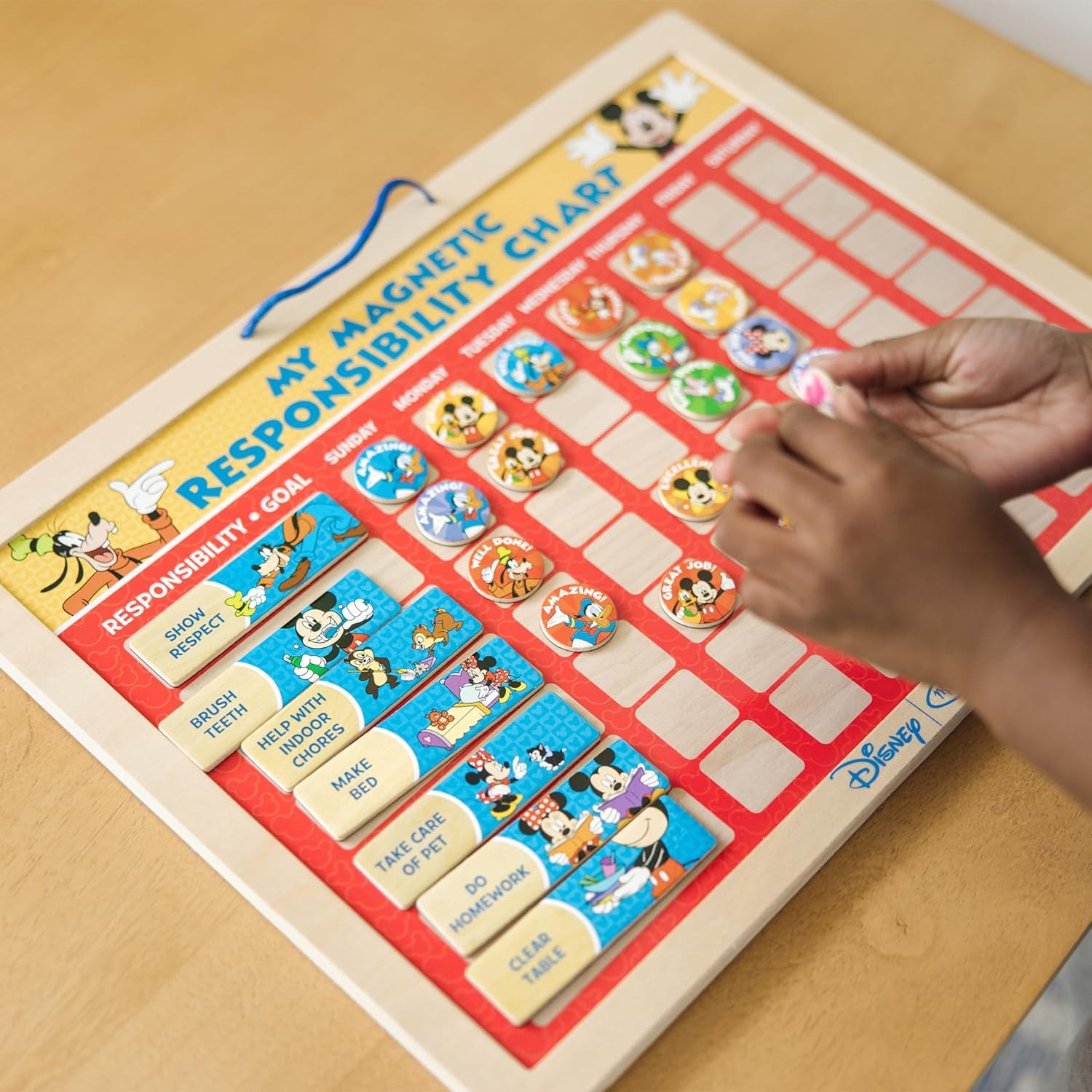 Mickey Mouse Clubhouse My Magnetic Responsibility Chart Toddler Routine Kids
