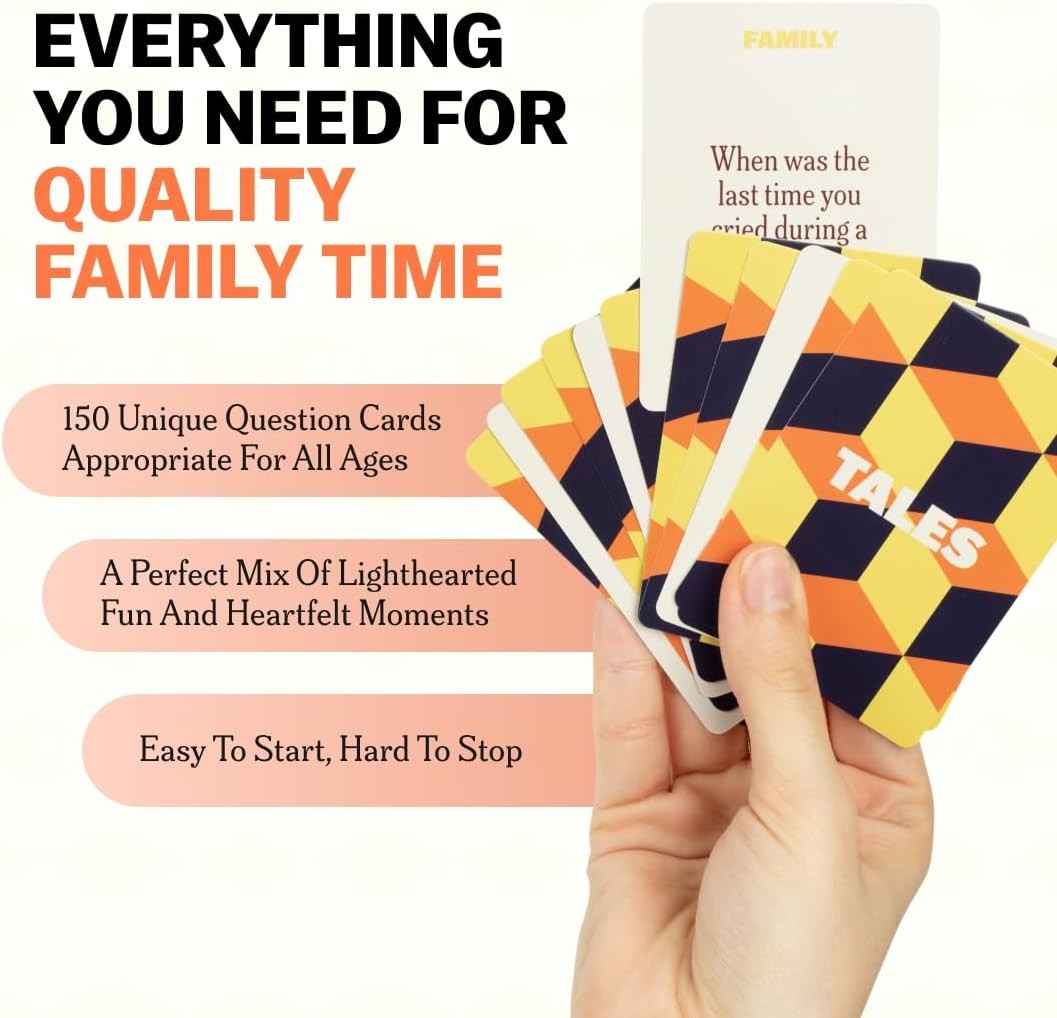 Conversation Starter Cards – Couples/Family/Life Story Edition – 150 Cards