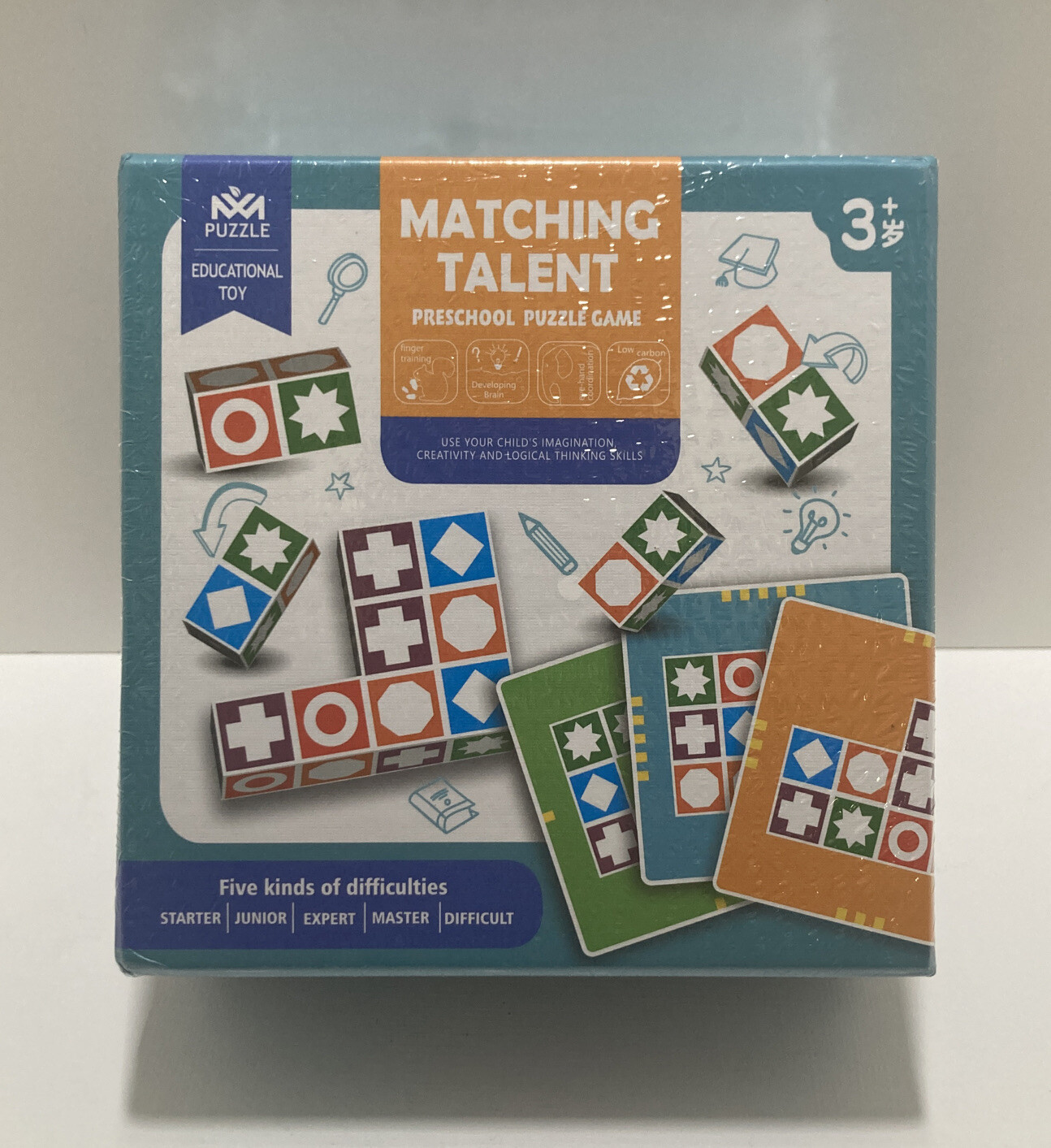 Matching Talent Preschool Puzzle Game Educational Toy 3+ Developing Eye Hand…