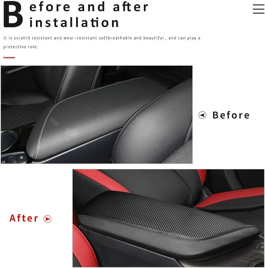 INTGET Car Center Console Armrest Cover for Toyota Camry Accessories 2018-202…