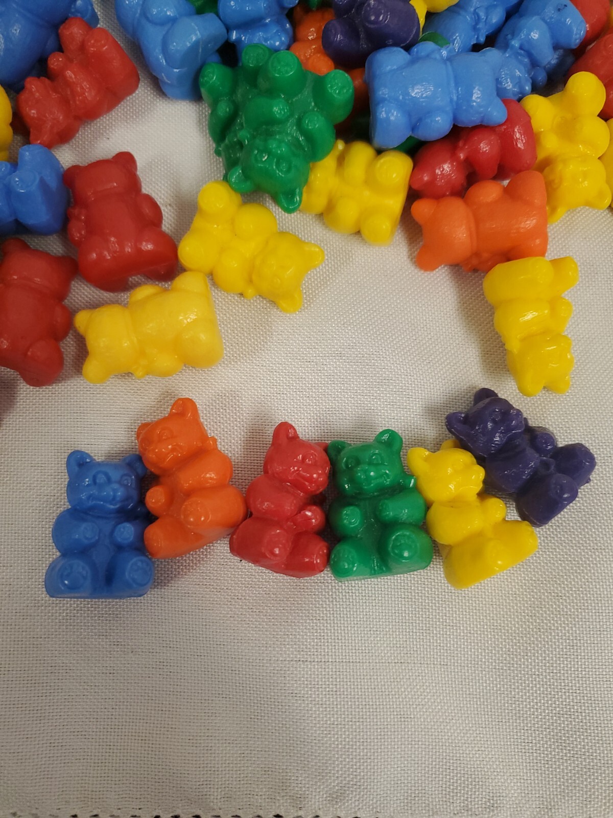 Counting and Sorting Bears Lot 0f 149 Home School Green Yellow Blue Red Purple