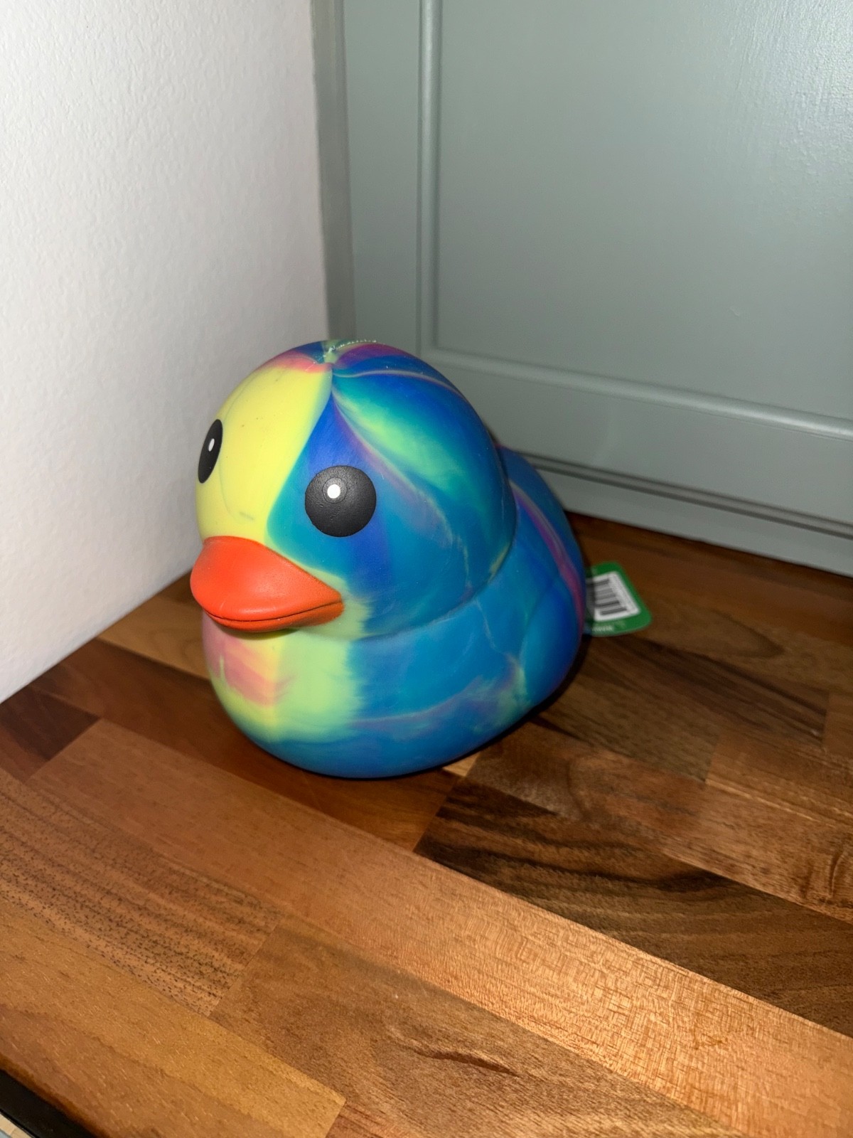 (2) Jumbo Squeeezy Tie Dye Rainbow Duck Sunny Days Viral Squish Toy Toymendous