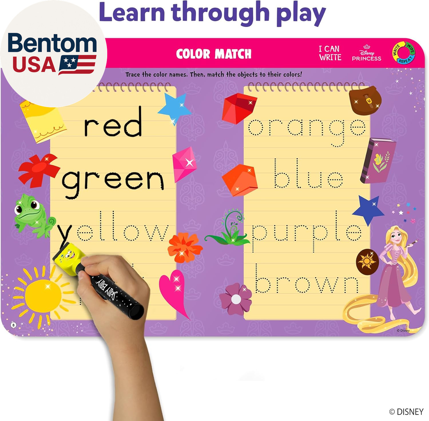 I Can Write Disney Princess – Reusable Preschool Learning Activities, Educationa