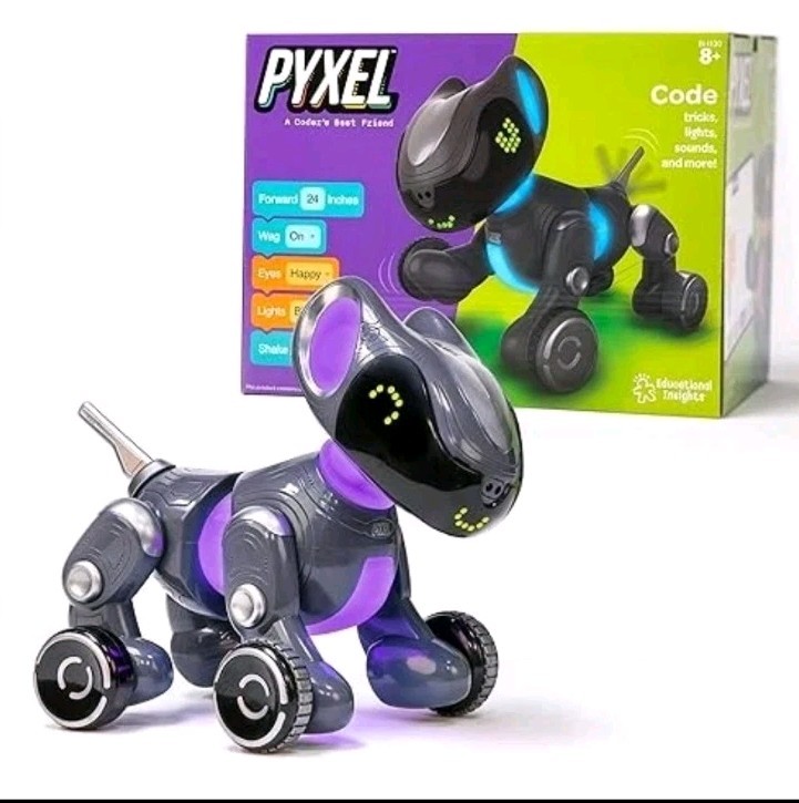PYXEL Coding Robot Dog – STEM Toy for Kids 8+ | Blockly & Python | NEW