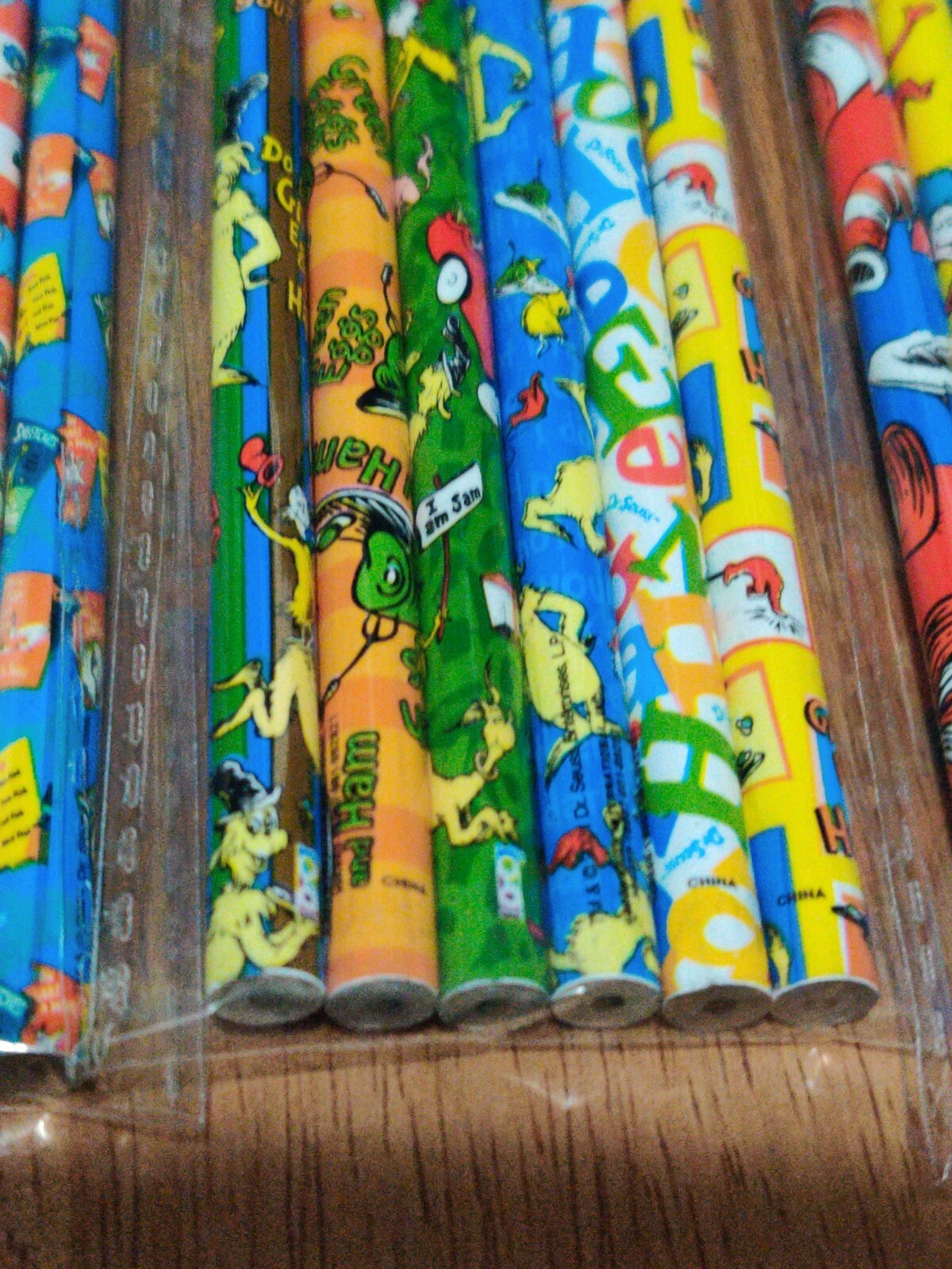 Mixed Lot Of 4 Dr. Seuss Pencil Packs!