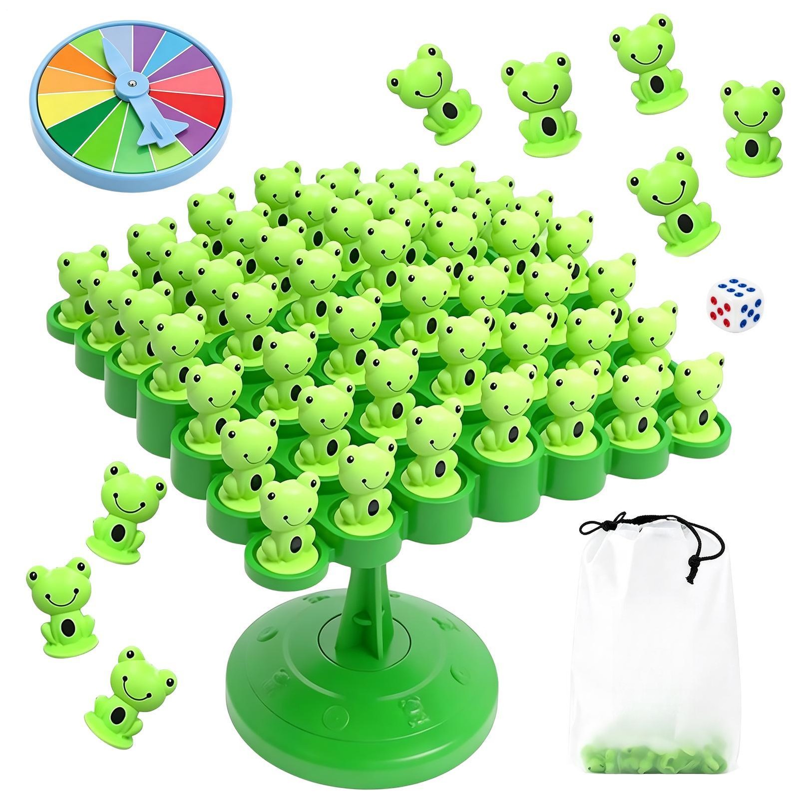 Fun Frog Balance Tree Children Montessori Math Toys Board Game Parent-Child