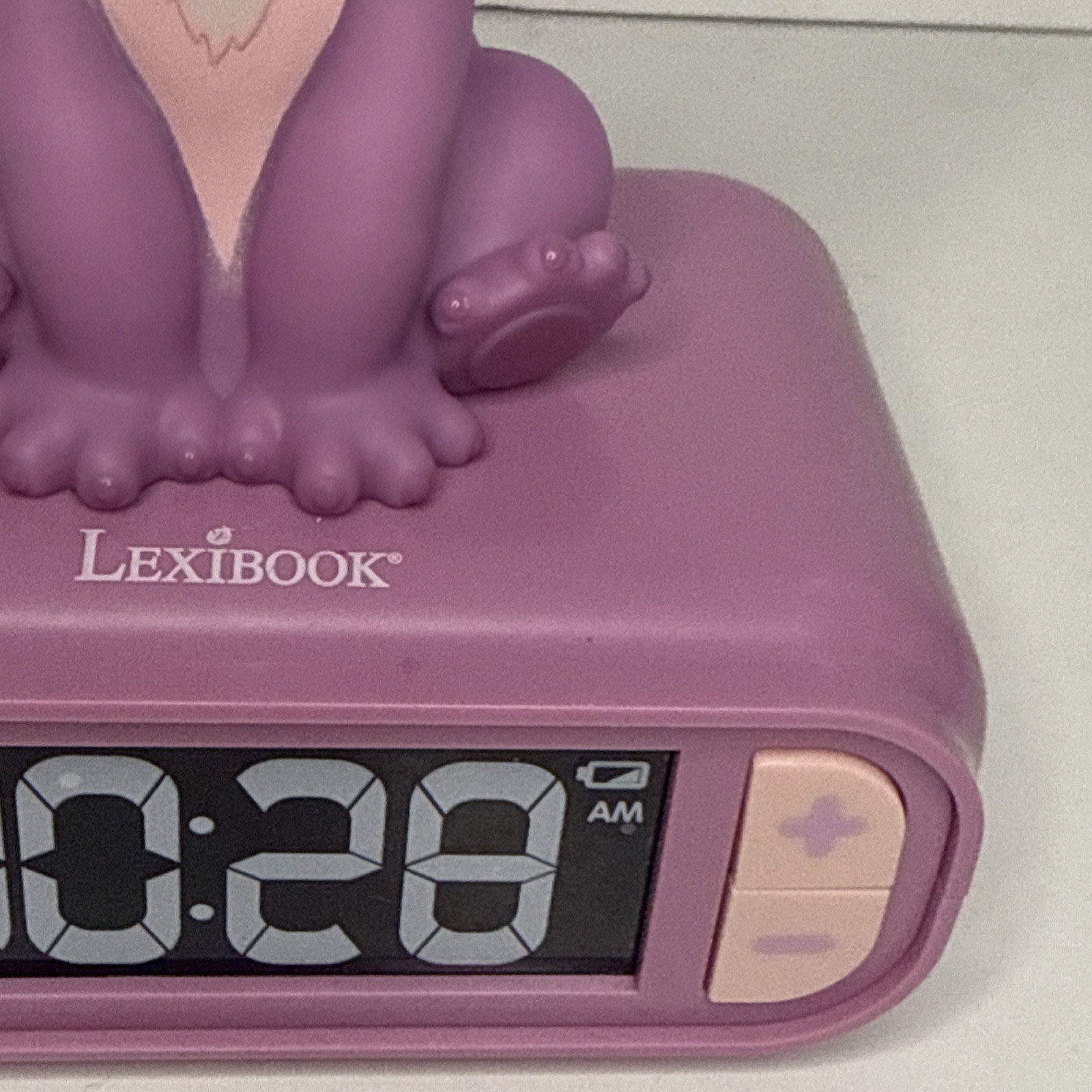 Lexibook Disney Stitch Angel Alarm Clock & Nightlight with Sounds NEW/OFB