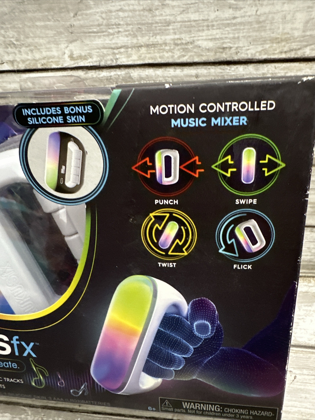 New RUKUSfx Motion Controlled Music Mixer 120 Tracks 80 Sound Effects Just Play