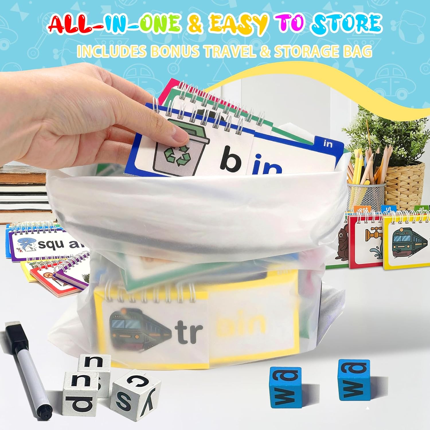 30 Libros Familias De Palabras Juego Lectura Rimas Tarjetas ABC Fonicas Kinder
