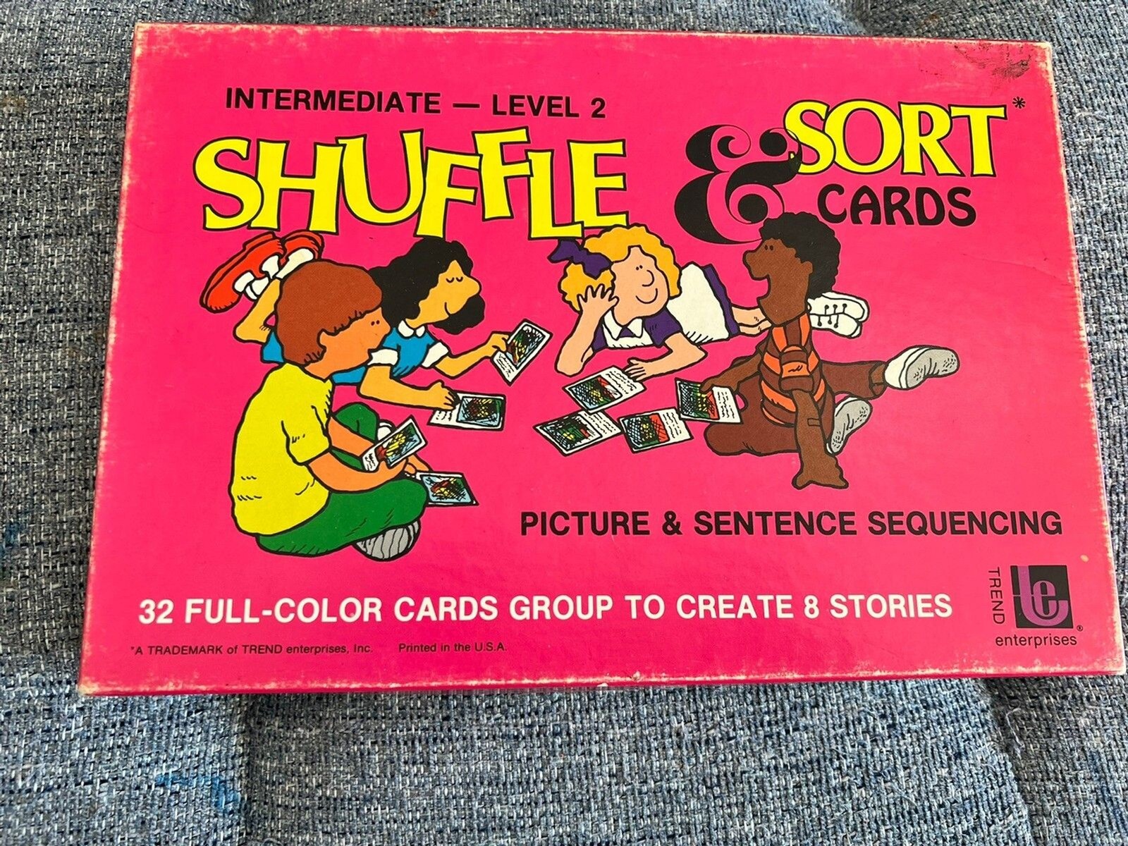 Vintage 1970s 1980s Children’s Learning Educational Word/Reading Games Lot