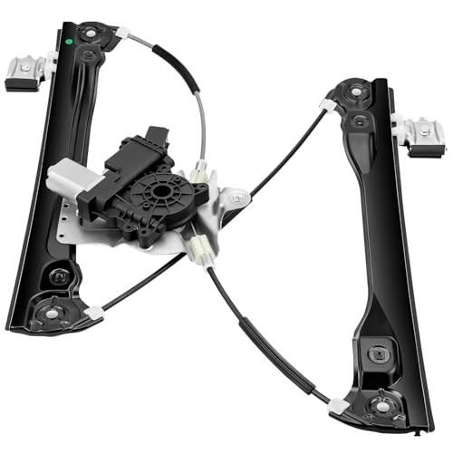 NPAUTO Front Left Driver Side Power Window Regulator with (7-Pin) Motor