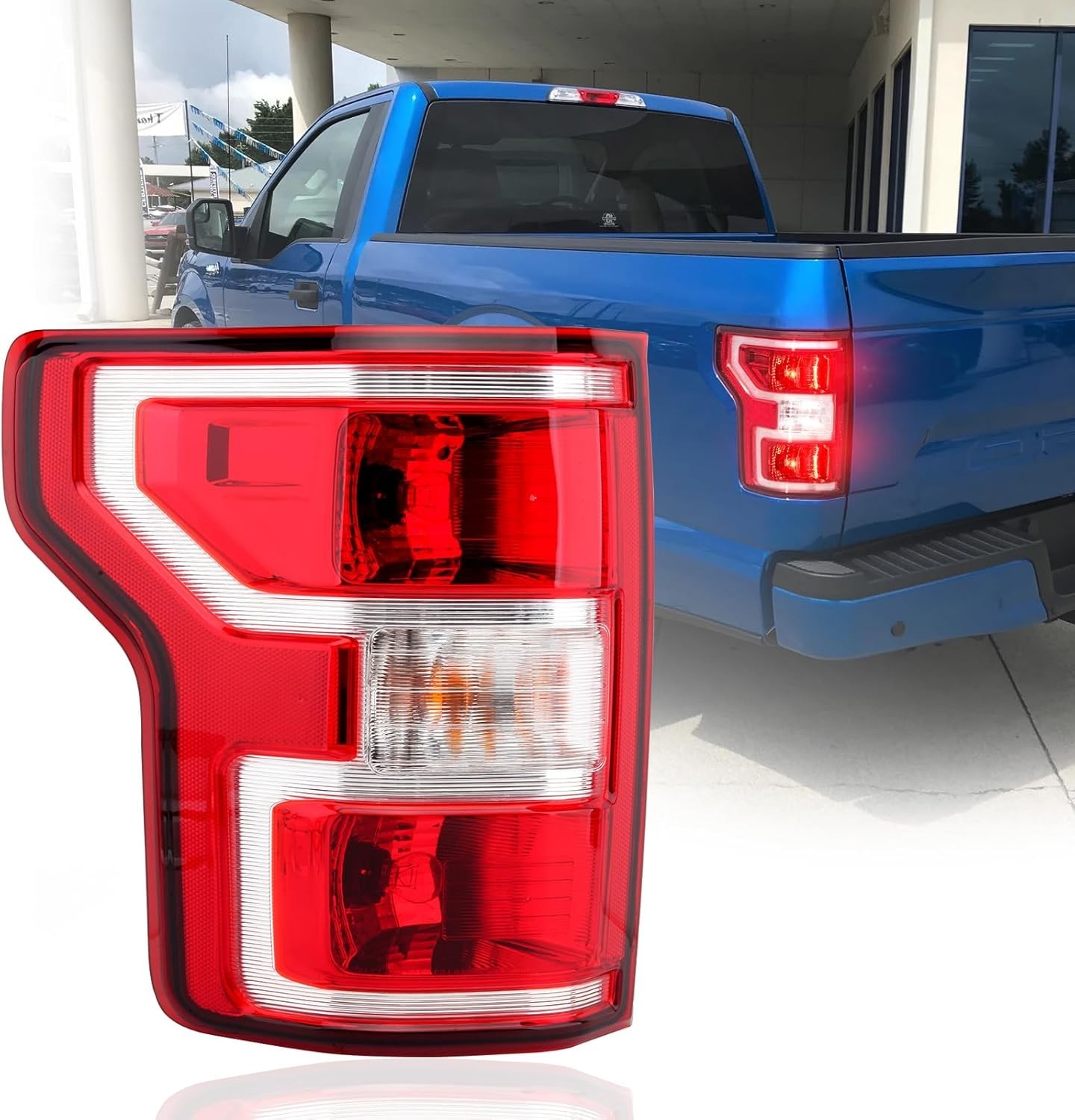 Brake Tail Light Rear Lamp For Ford F150 F-150 2018 2019 2020 (Left Driver Sid..