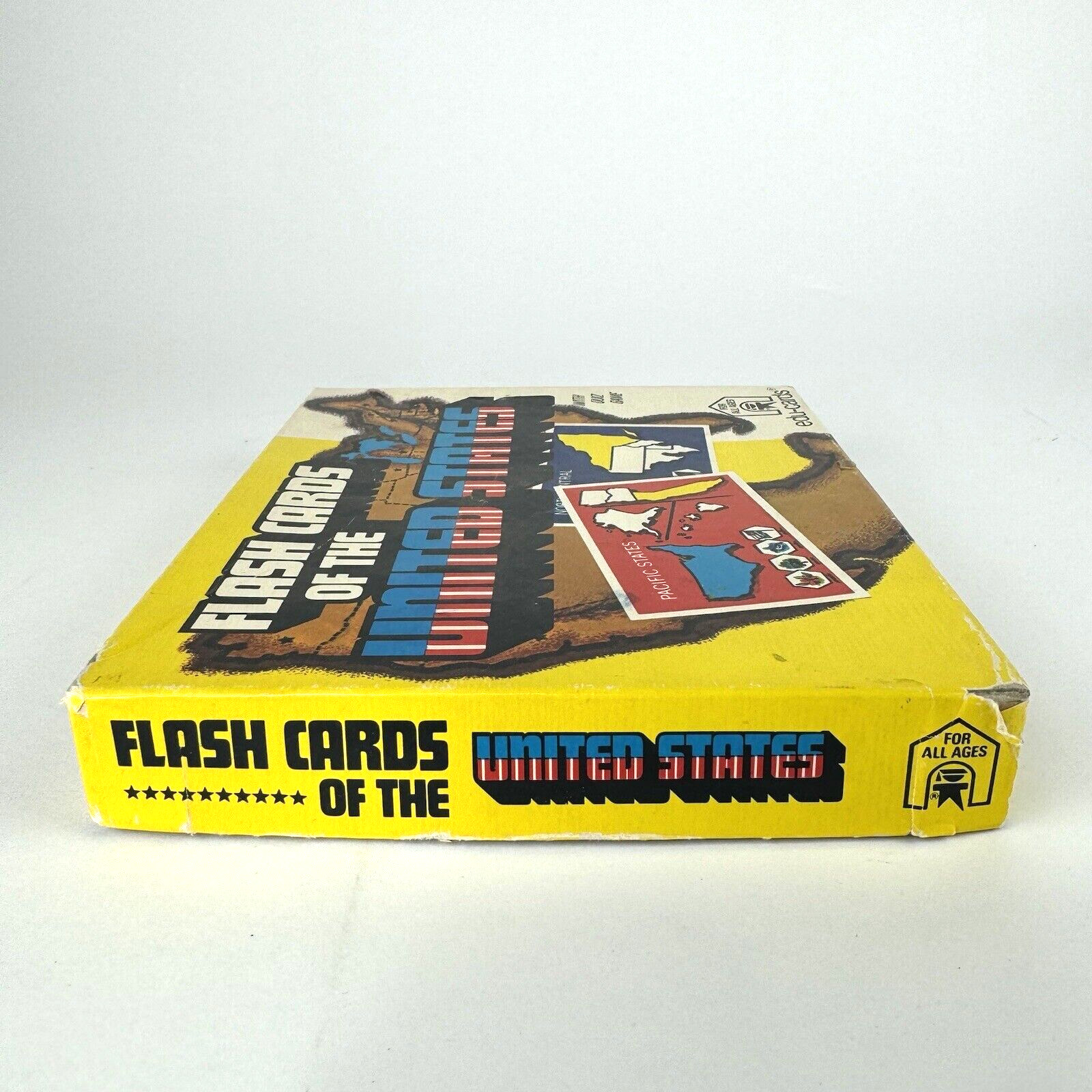 Educational Flash Cards Of The United States Vintage 1975 Box Set – by Edu Cards