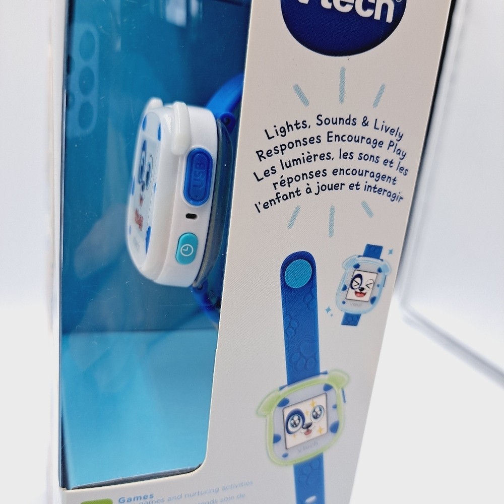 VTech My First Kidi Smartwatch Digital Dog Kid Education Exercise Toy Watch Blue