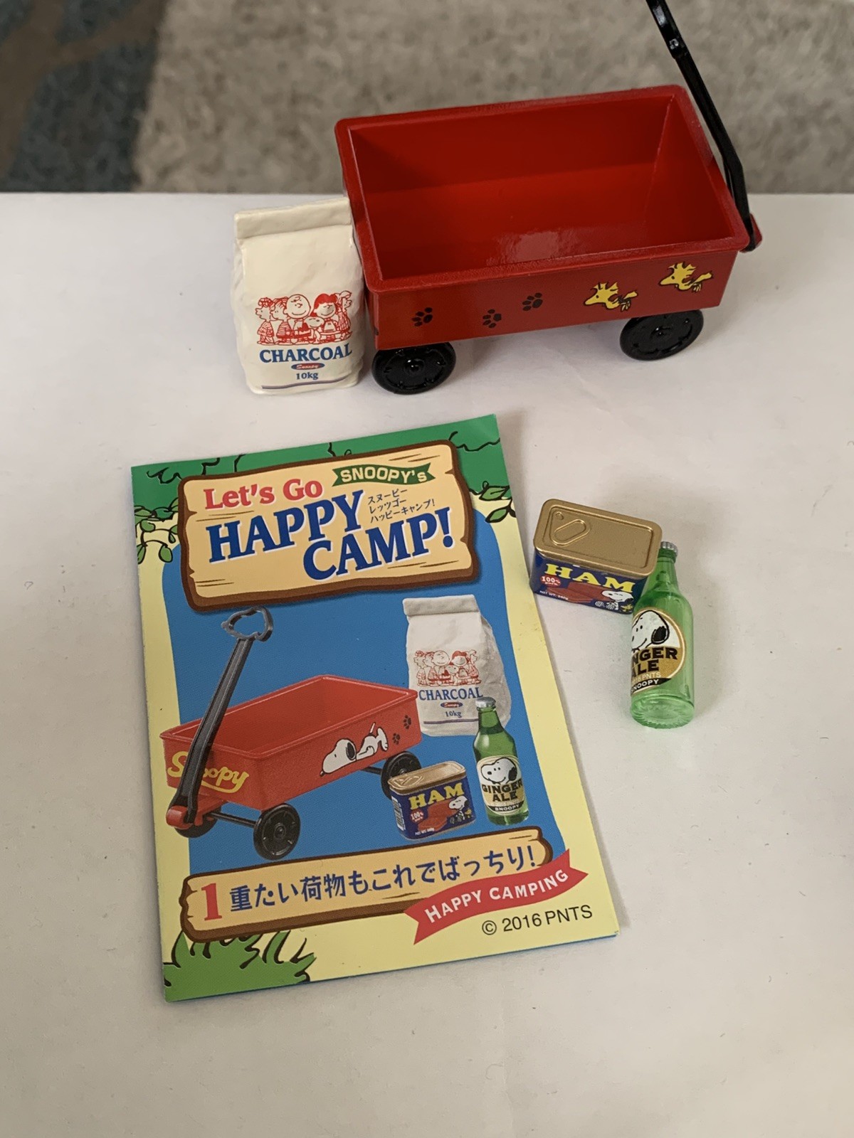 Rare 2016 Re-Ment Snoopy Let’s Go Happy Camp！#1 #3 and #6 New Opened Box