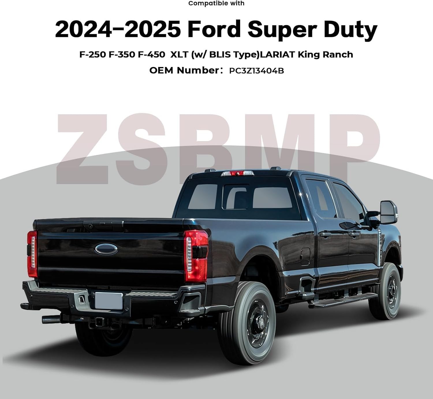 Tail lights Compatible with 2023 2024 2025 Ford F250 F350 Super Duty w/Blind Spo