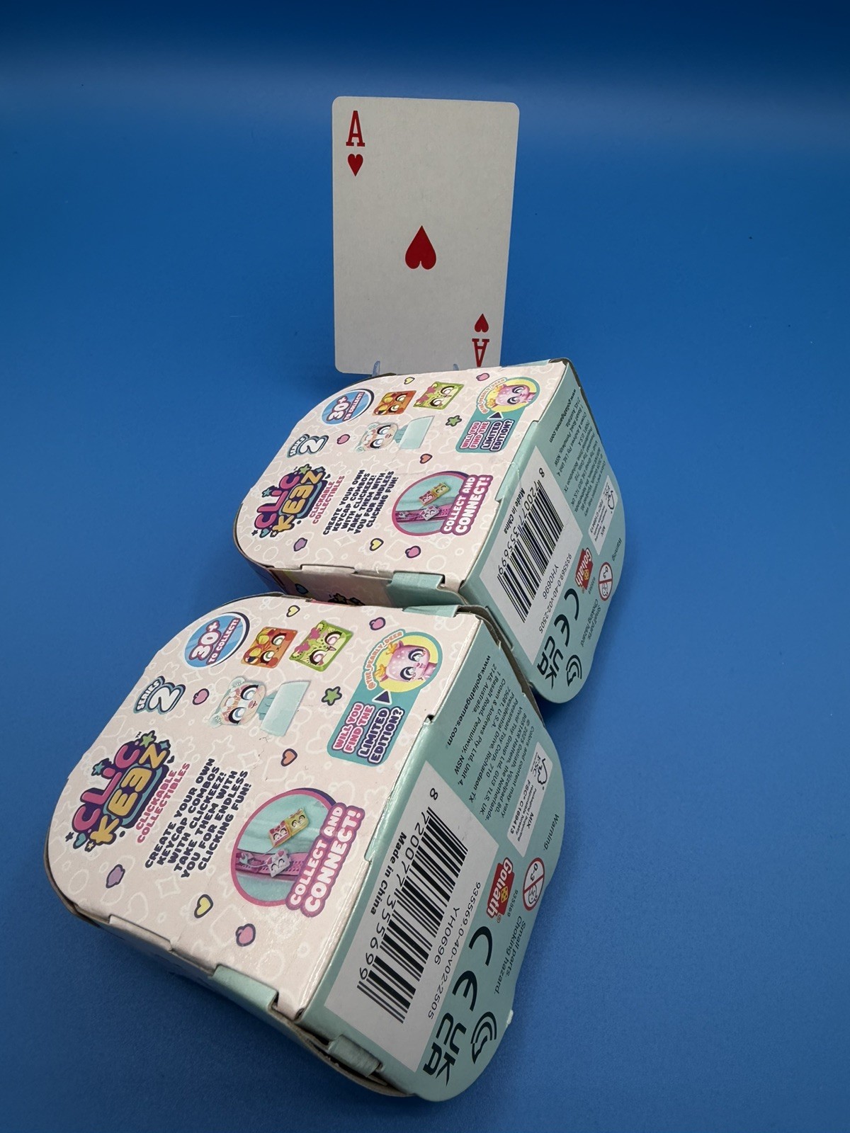 Bundle of 2 Clickeez Series 2 Clickable Collectible Toy 2-Pack Mystery Blind Box