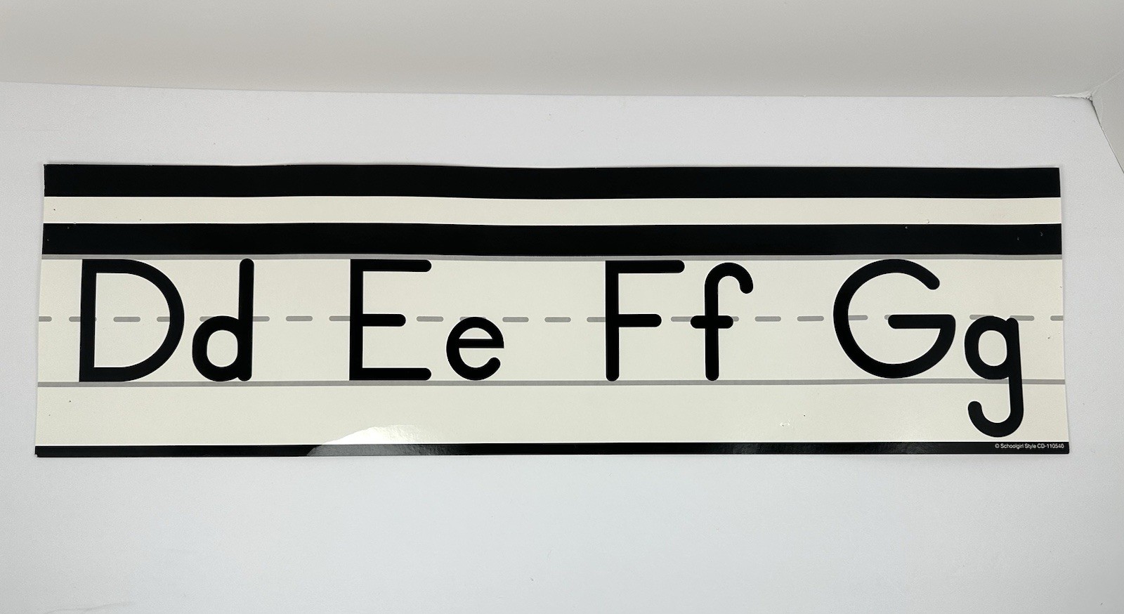 Alphabet Banner Upper & Lower Case Letters, Learning ABCs & Numbers 1-10 (8 pcs)