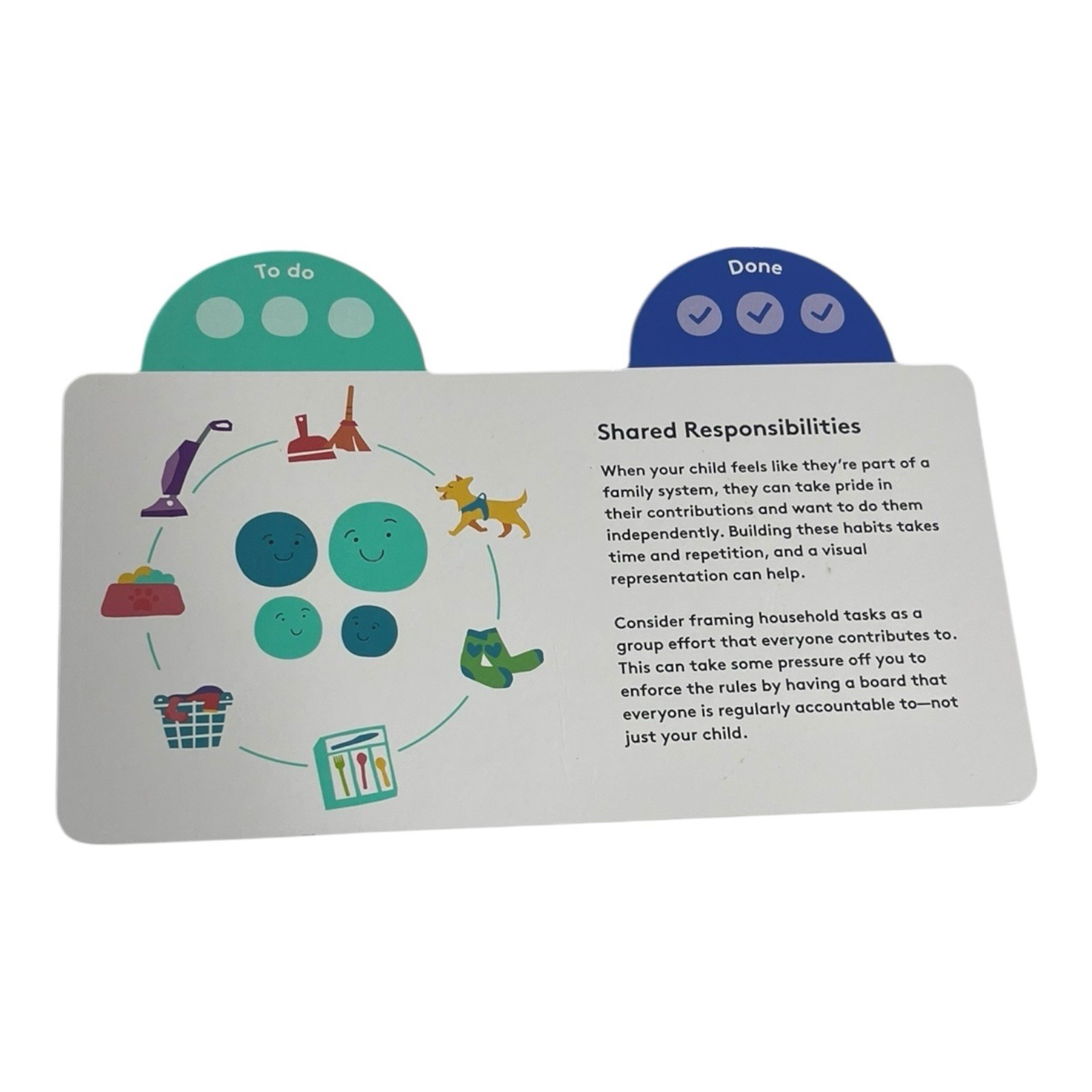 Lovevery Daily Helper Magnetic Chore Wooden Board Chart 49 50 51 Connector