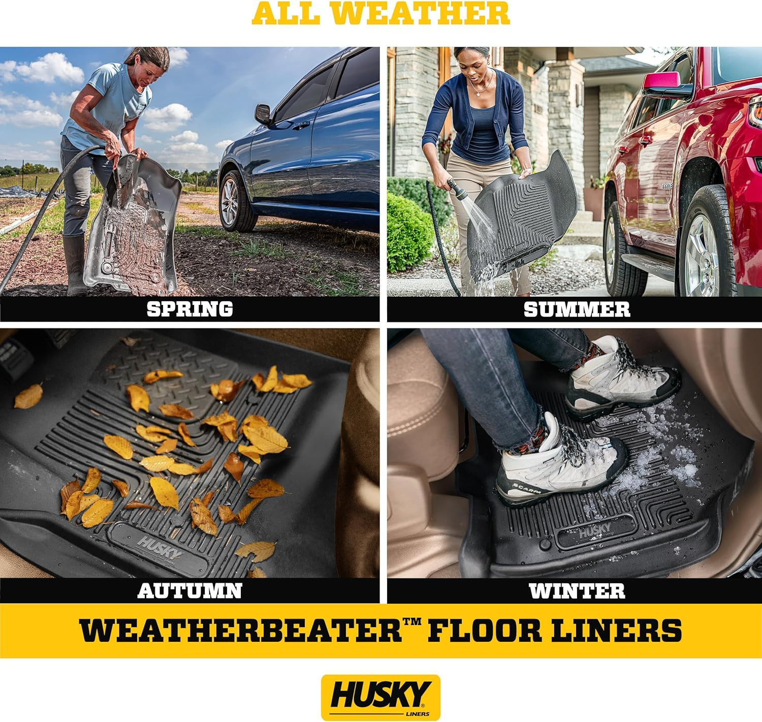 Weatherbeater Floor Mats | Fits 2019 – 2024 Chevrolet Silverado & GMC Sierra 150