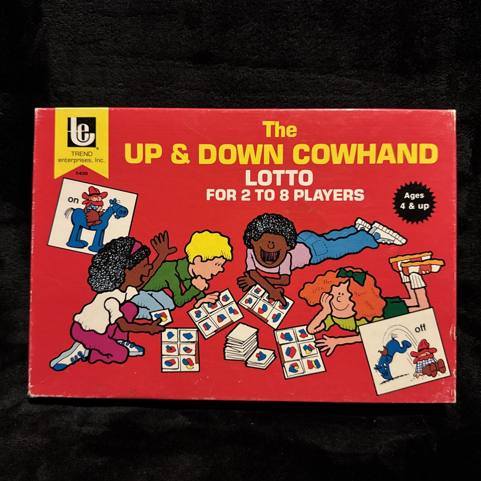 Vintage TREND Enterprizes 1978 The Up & Down Cowhand Lotto