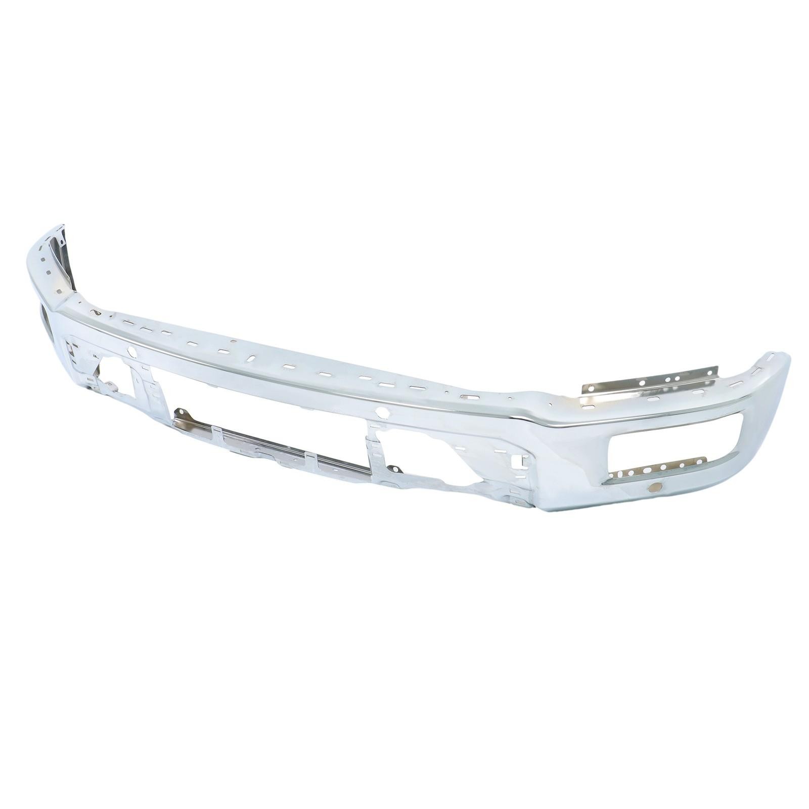 24-25 Ford F150 Steel Front Bumper Face Bar w/4 Sensor Holes RL3Z17757 FD6212088