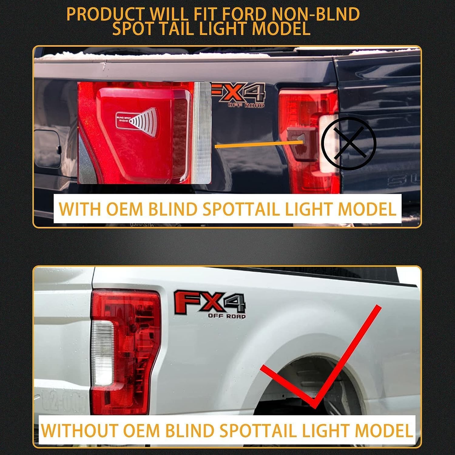 Left Driver Side Rear Tail Light Assembly Compatible With 2020-2022 Ford F250…