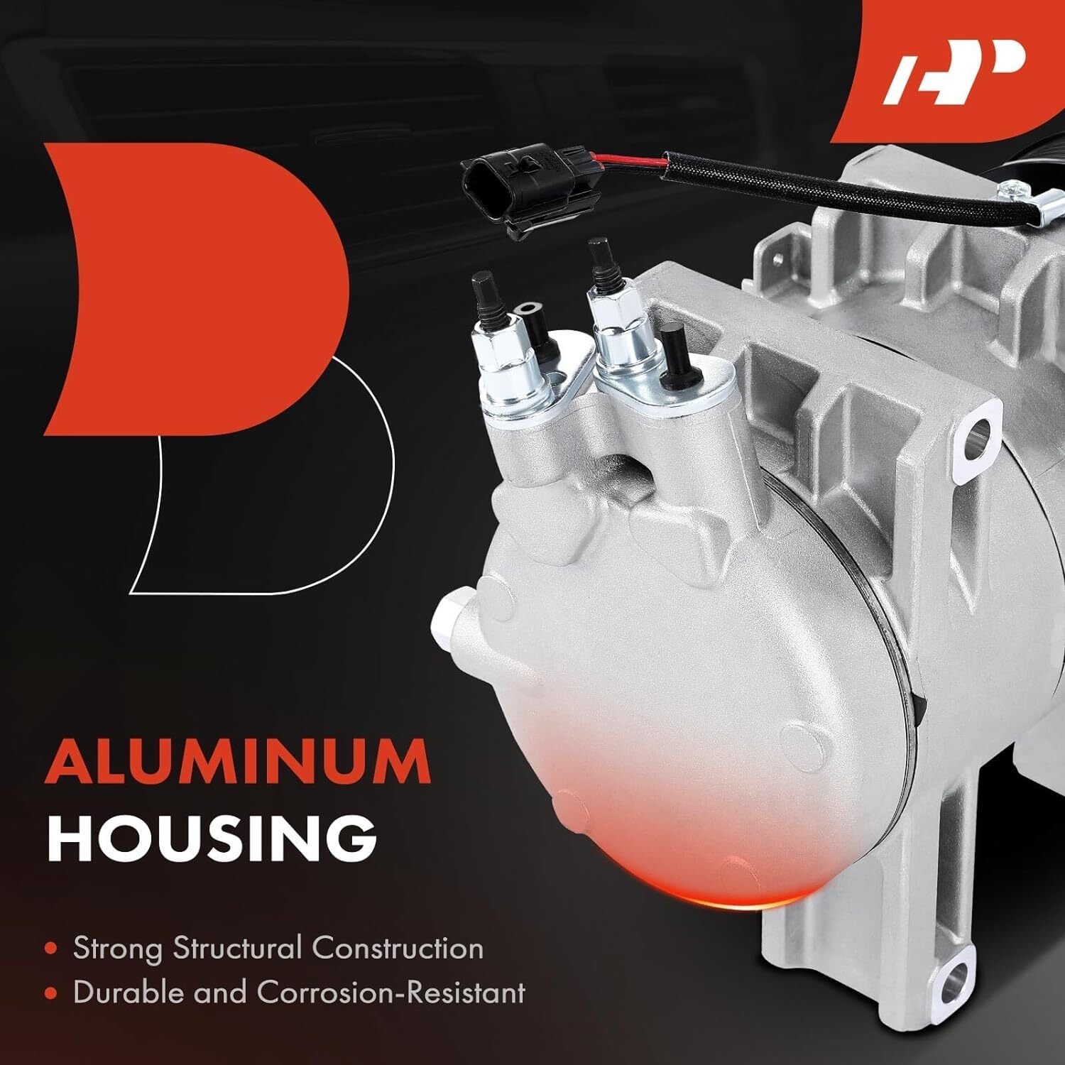 A-Premium Air Conditioner AC Compressor with Clutch Compatible with Nissan Rogue