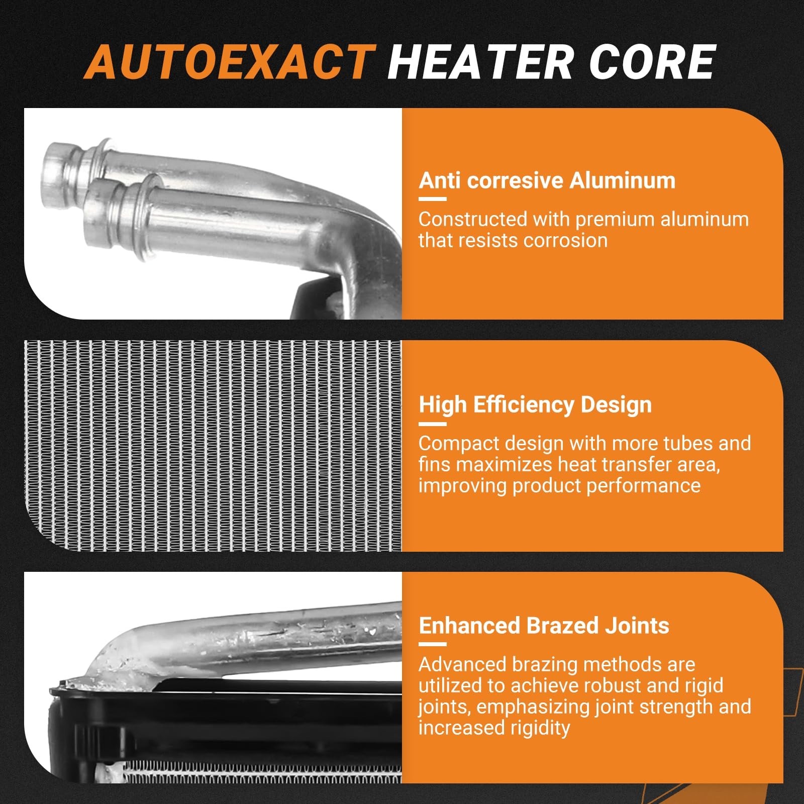 Autoexact Heater Core for 2010-2014 Volkswagen Golf, for 2012-2019 Volkswagen…