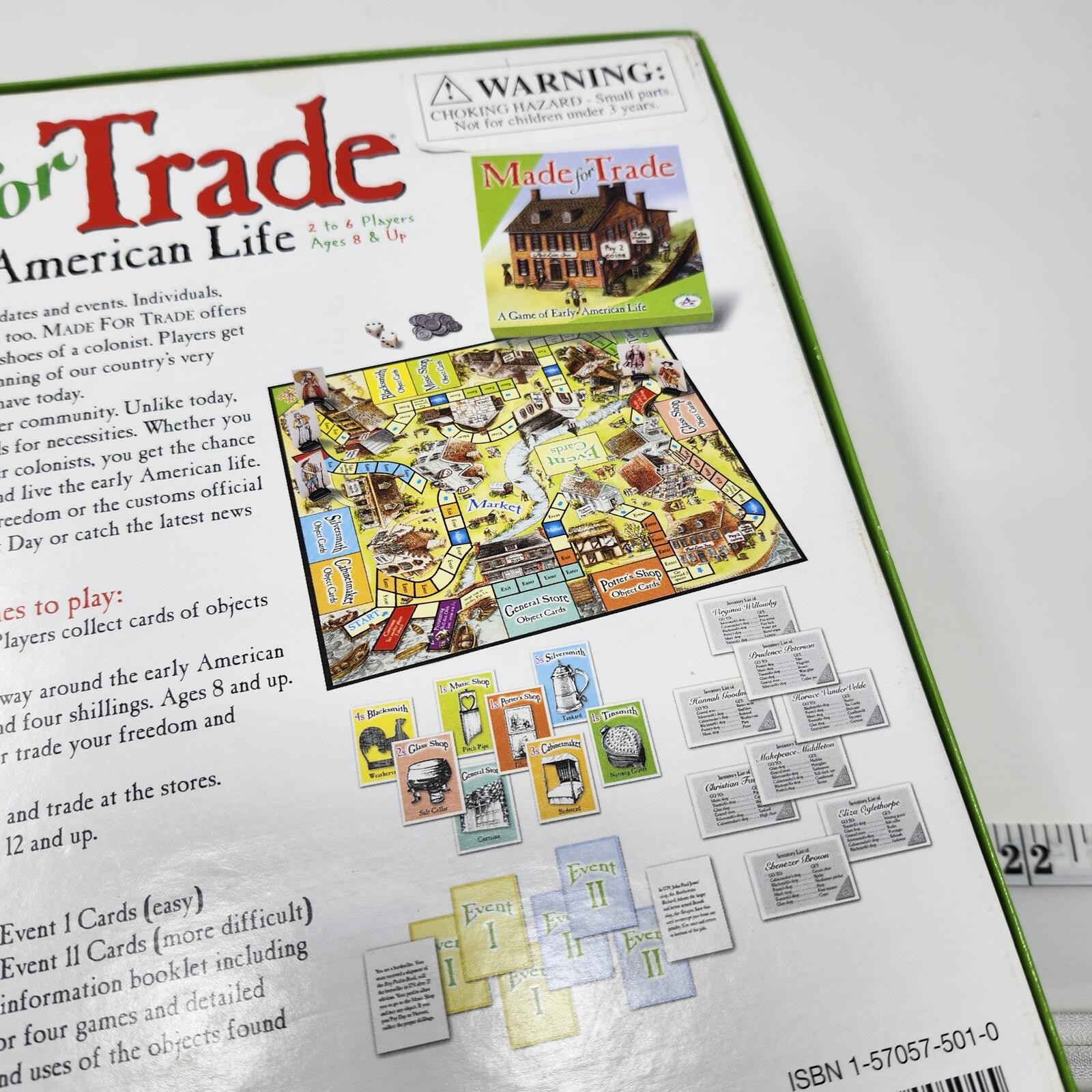 Made for Trade Early American Life Educational Board Game