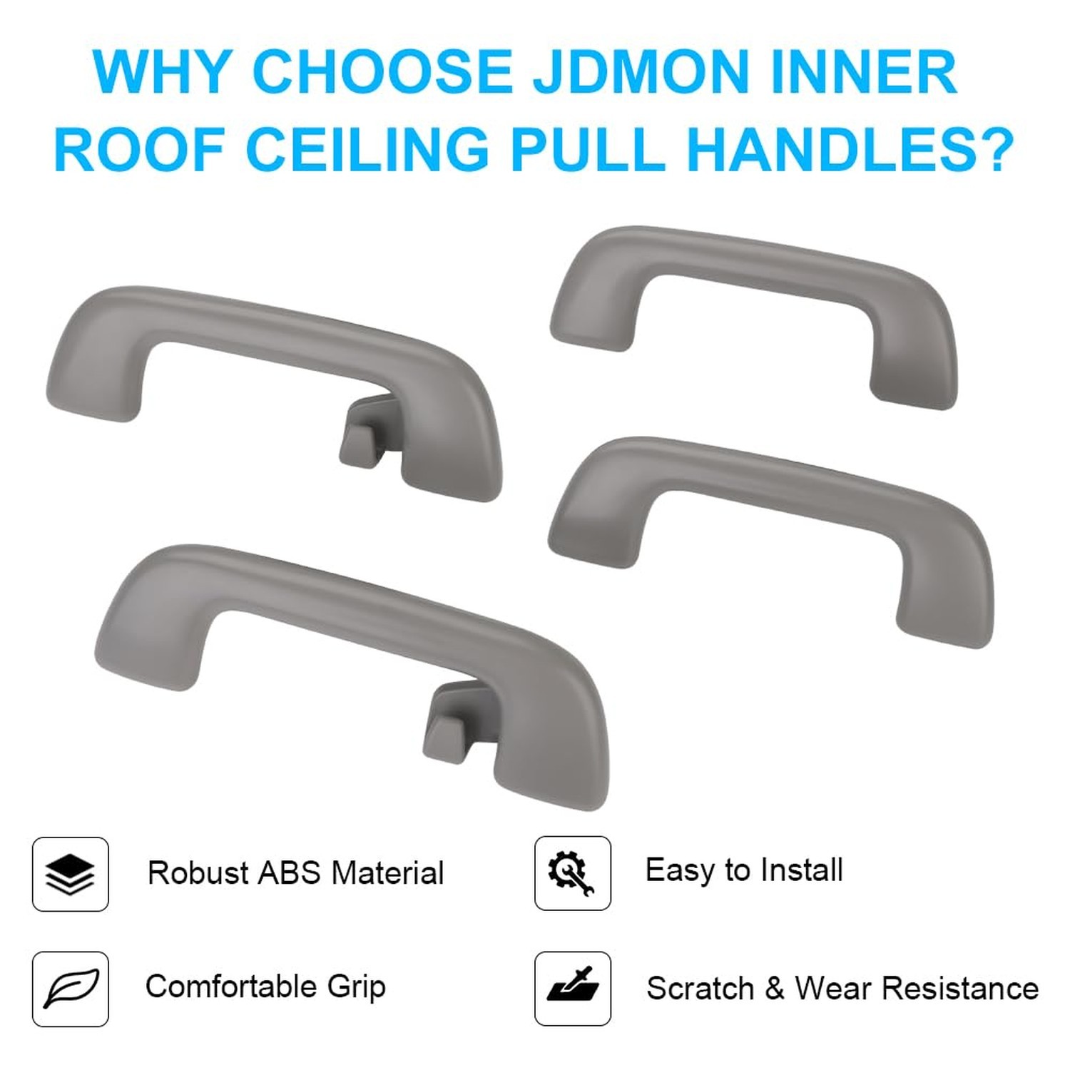 JDMON Inner Roof Ceiling Pull Handles Replacement for Toyota Corolla 4Runner …