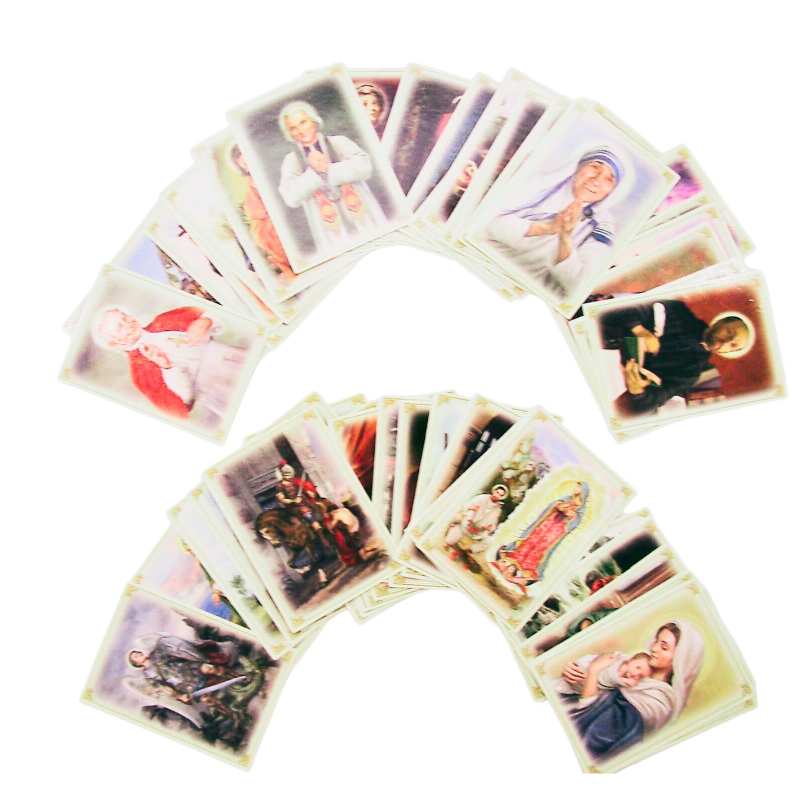 Catholic Saint Cards 52 Unique Stories Faith Based Educational Sunday School Les
