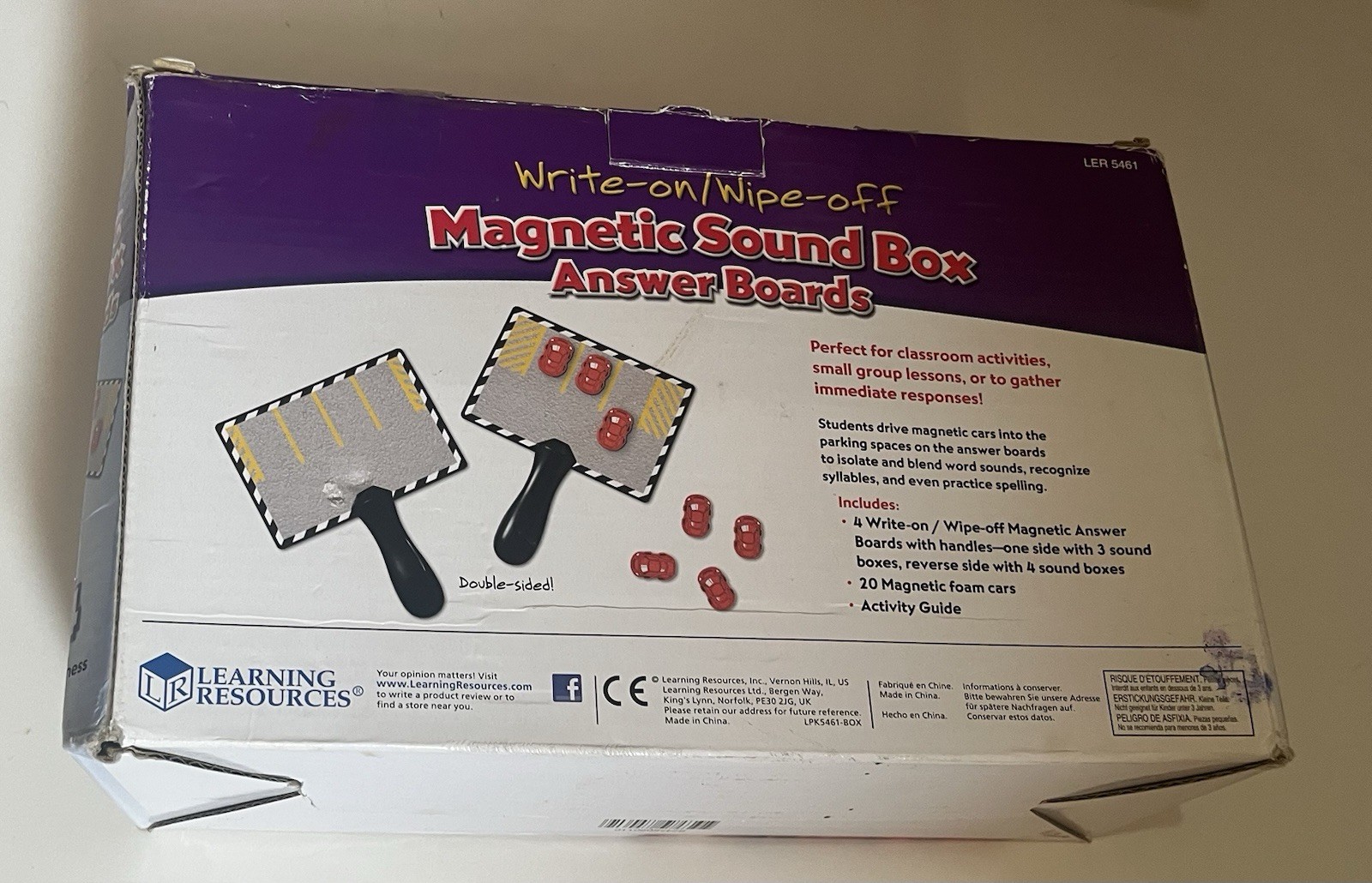 Magnetic Sound Box Answer Boards