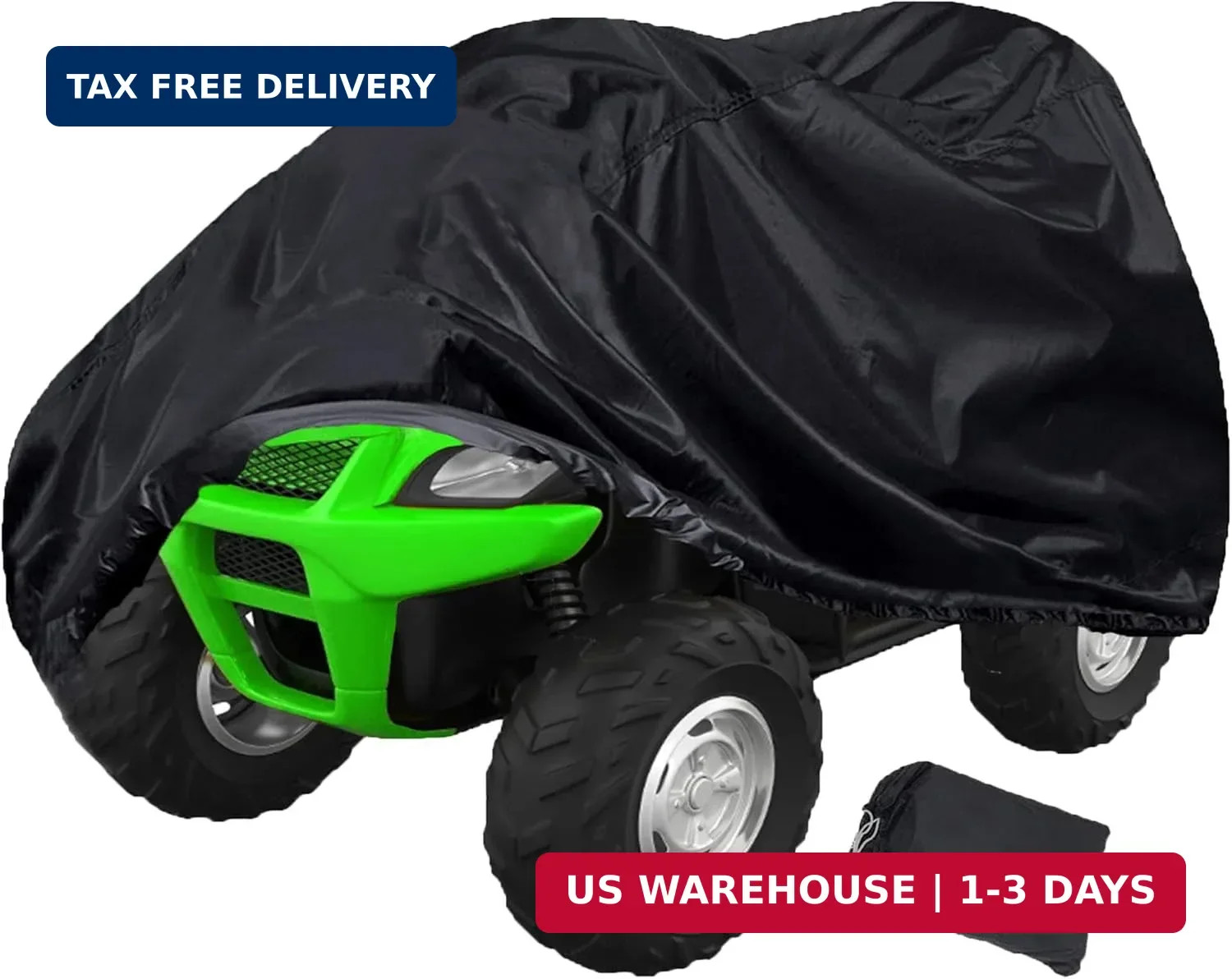 Waterproof ATV Cover, 420D Heavy Duty Kids 4 Wheeler Quad Cover Small Protection