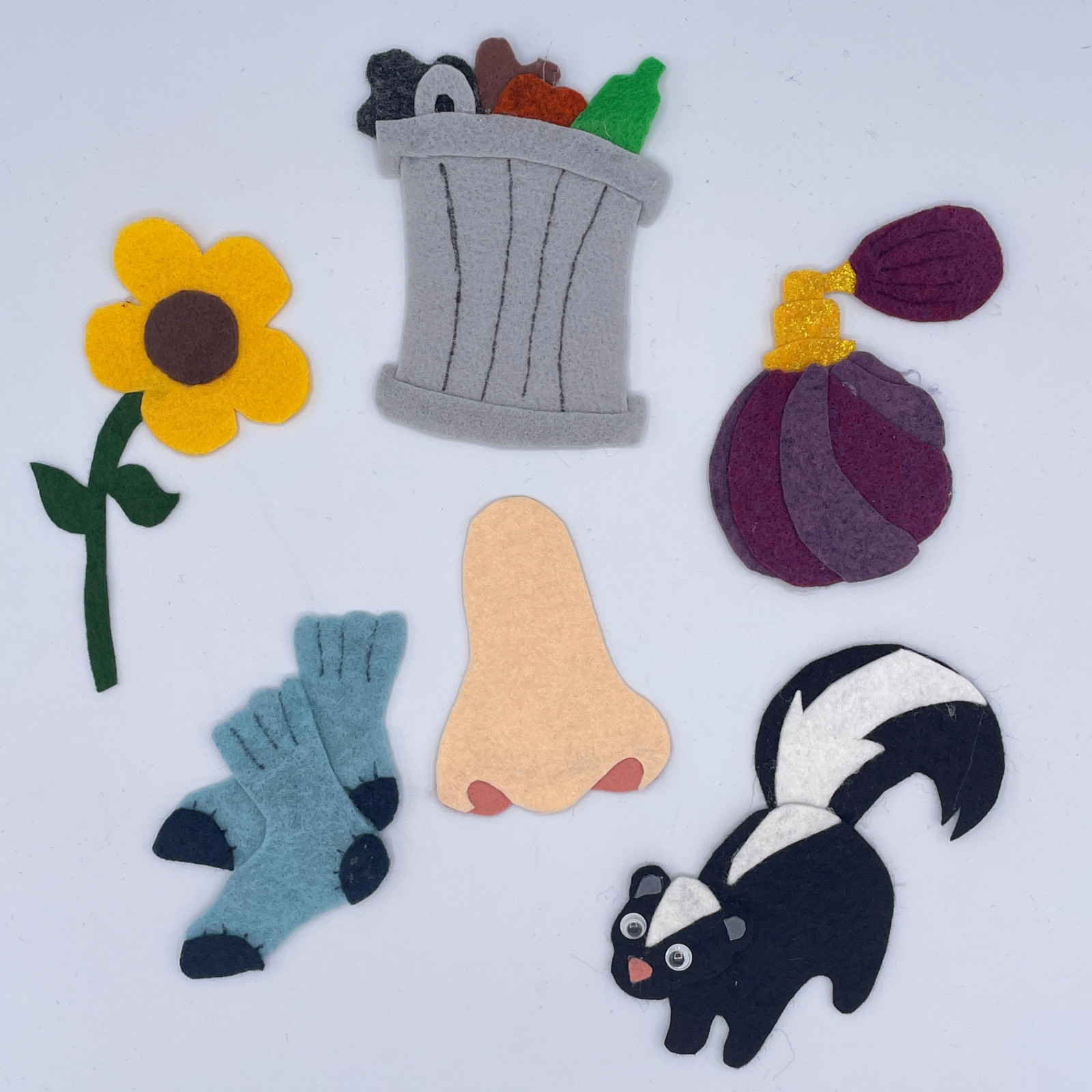 My Five Senses Felt Story Set for Felt or Flannel Board Play